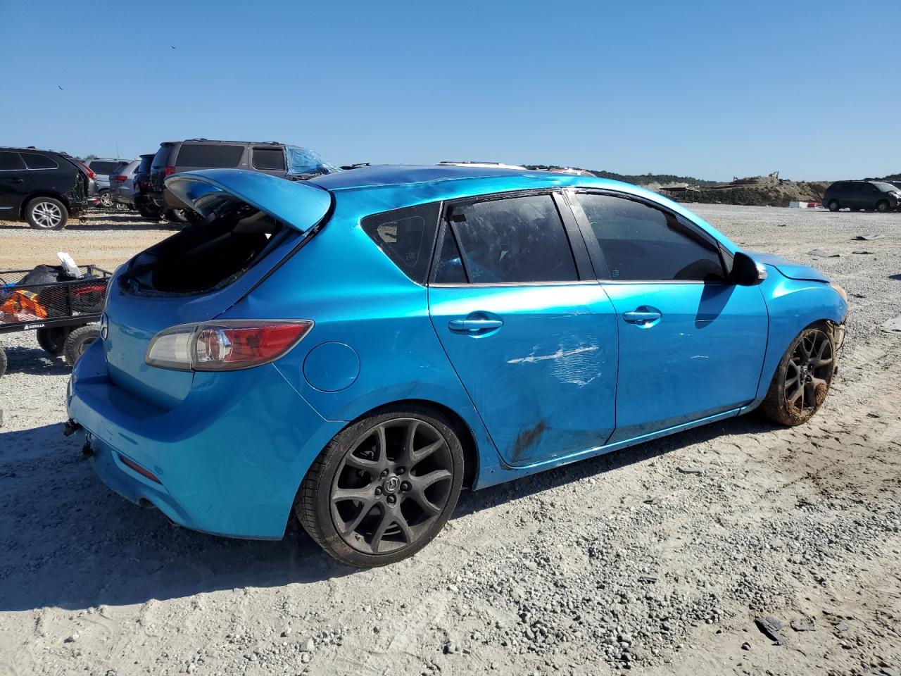 2010 Mazda Speed 3 Blue vin: JM1BL1H41A1334255