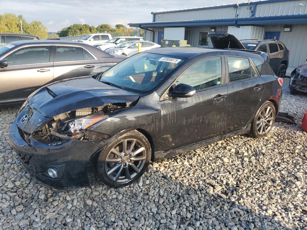 2010 Mazda Speed 3 Black vin: JM1BL1H42A1283445