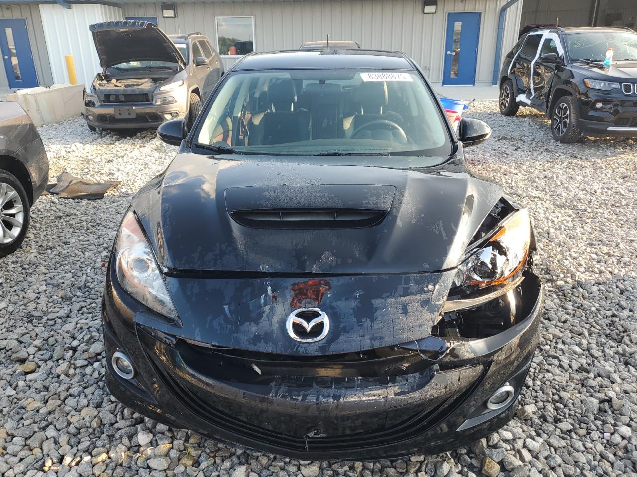 2010 Mazda Speed 3 Black vin: JM1BL1H42A1283445
