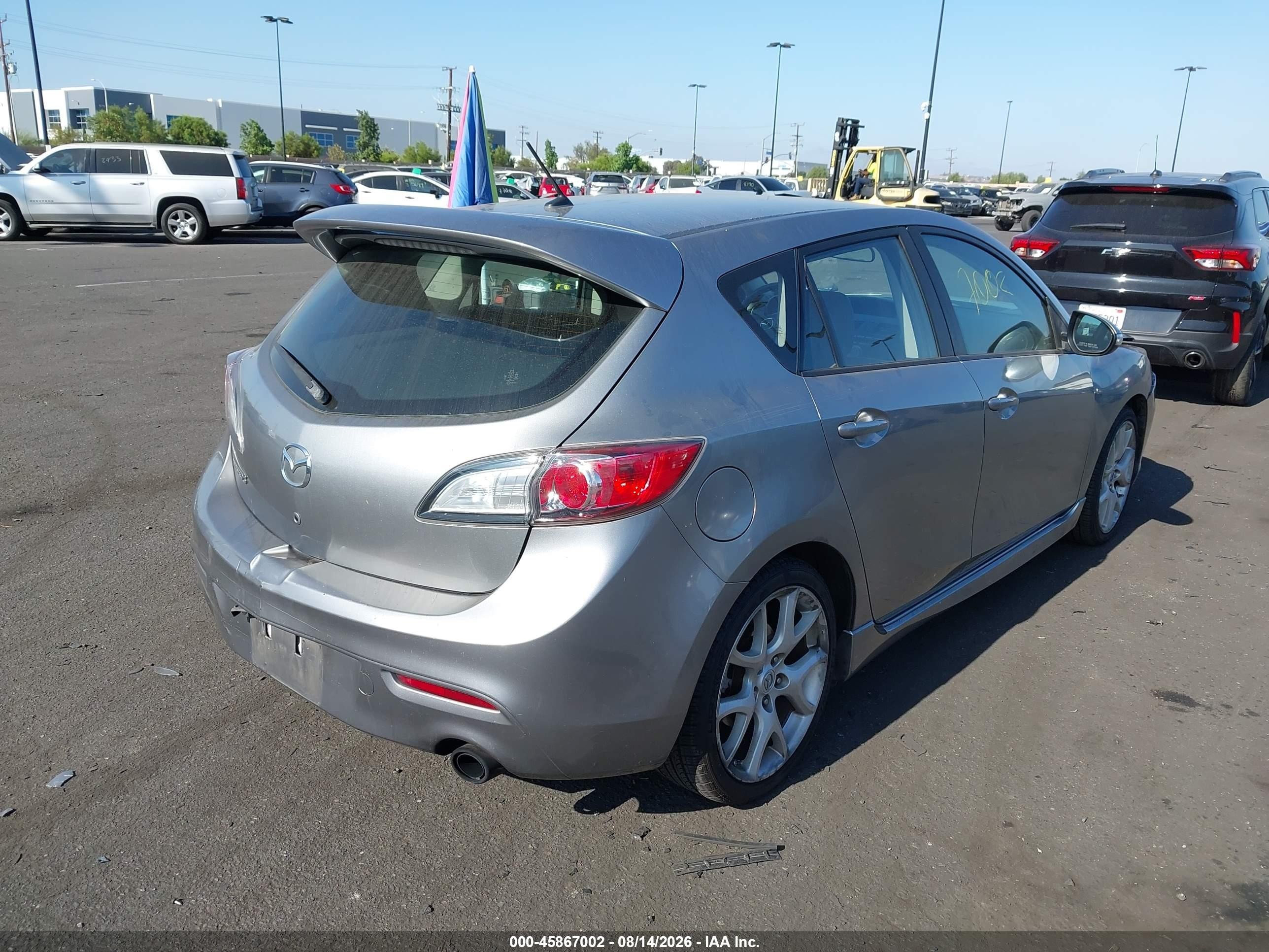2010 Mazda Mazdaspeed3 Sport Silver vin: JM1BL1H42A1306772