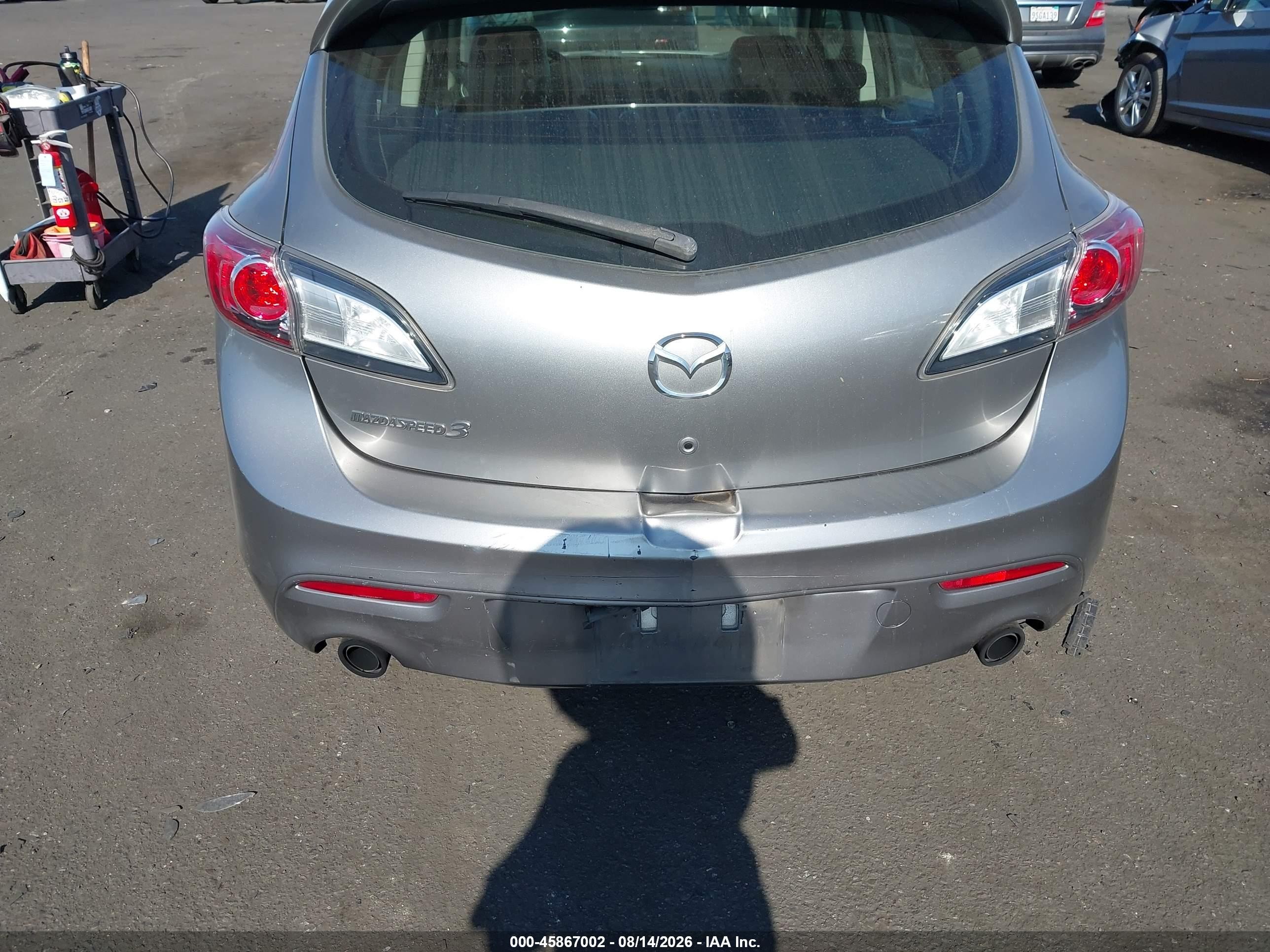 2010 Mazda Mazdaspeed3 Sport Silver vin: JM1BL1H42A1306772