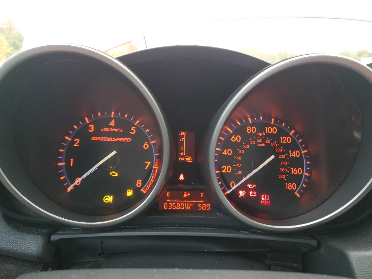 2010 Mazda Speed 3 Red vin: JM1BL1H44A1263780
