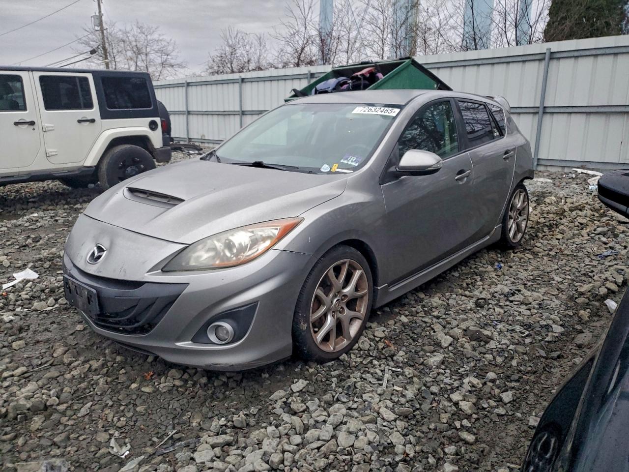 2010 Mazda Speed 3 Gray vin: JM1BL1H46A1231879
