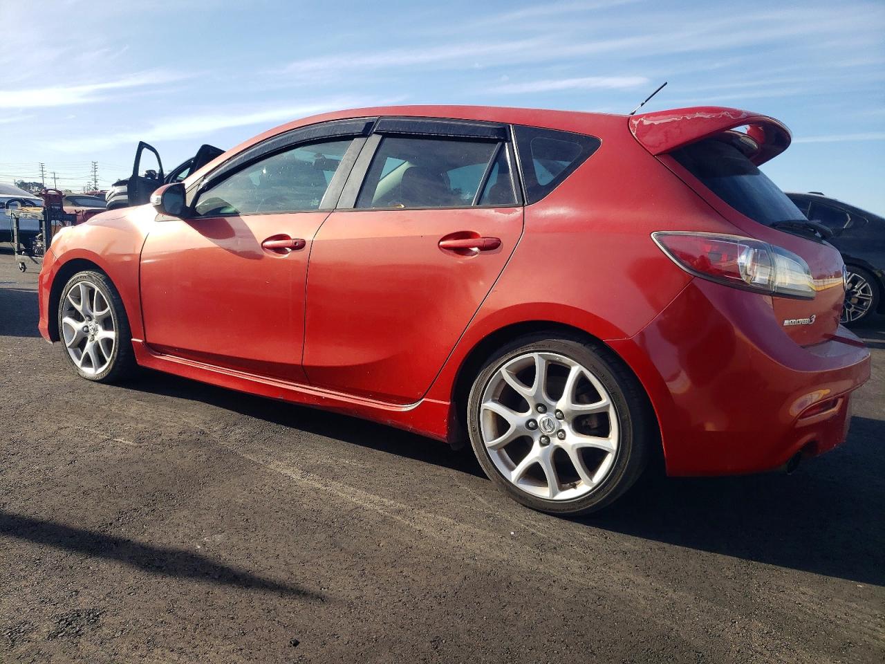 2010 Mazda Speed 3 Red vin: JM1BL1H46A1307021