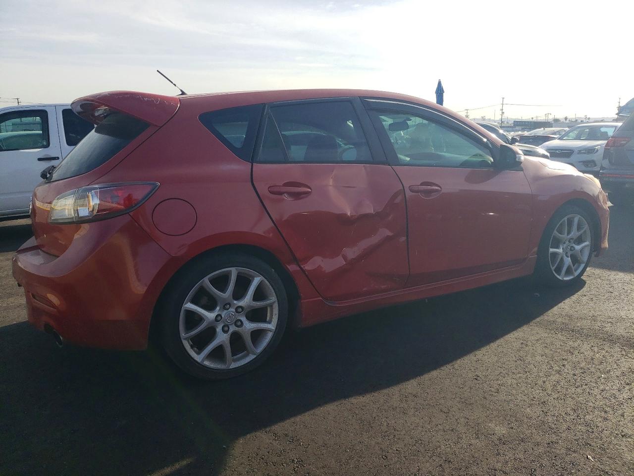 2010 Mazda Speed 3 Red vin: JM1BL1H46A1307021