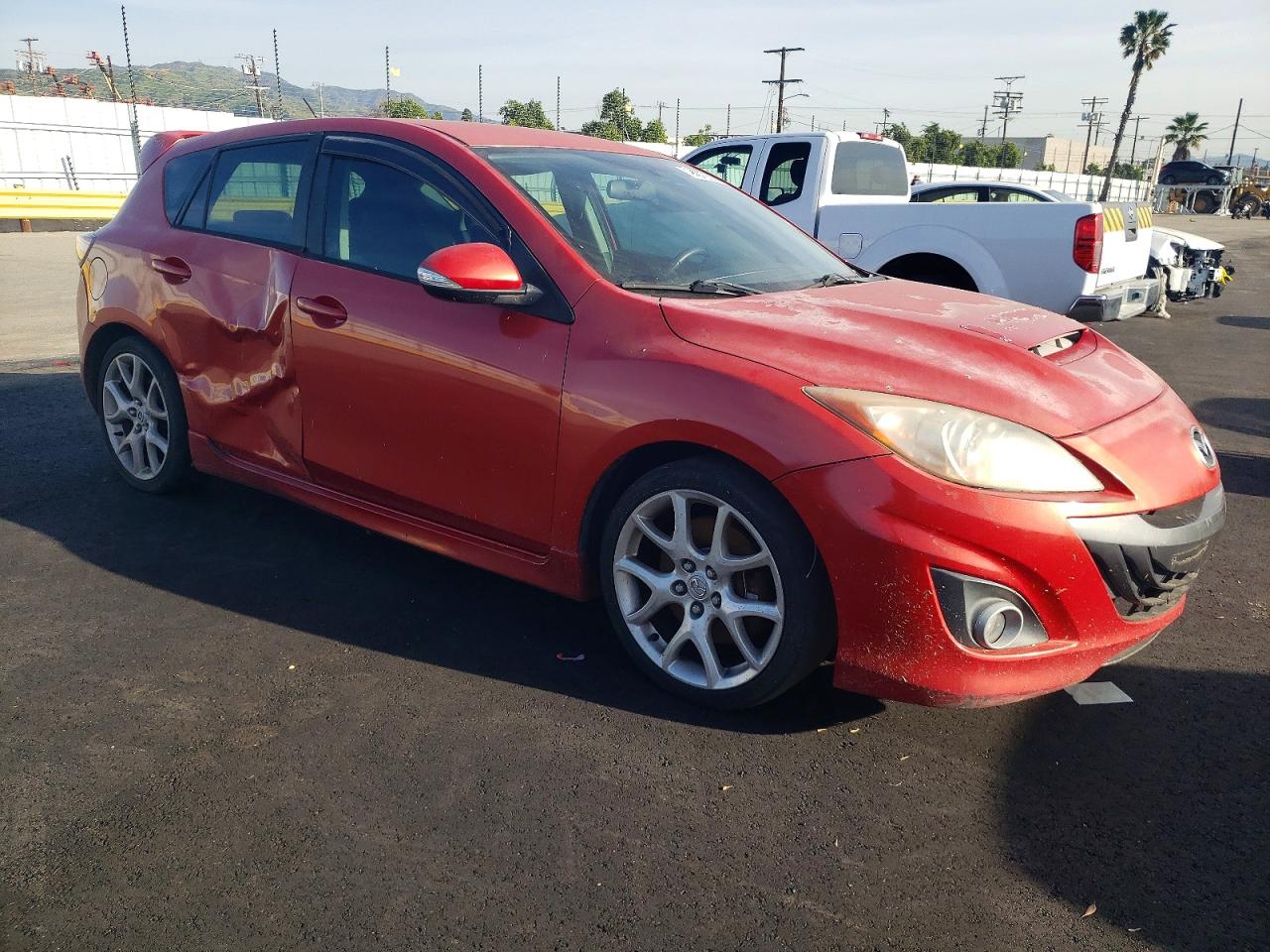 2010 Mazda Speed 3 Red vin: JM1BL1H46A1307021