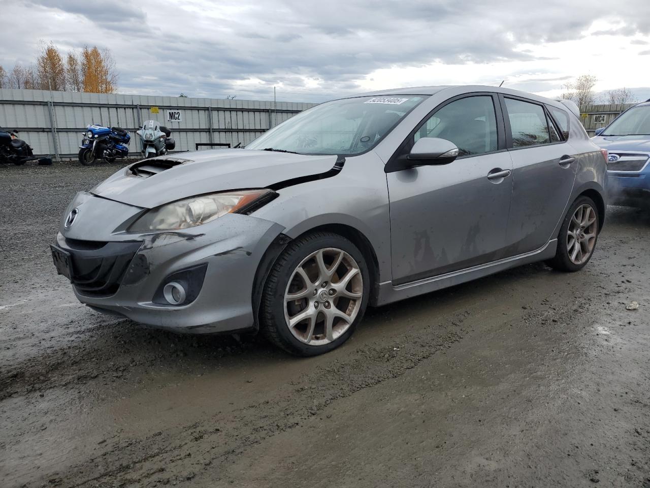 2010 Mazda Speed 3 Silver vin: JM1BL1H48A1253060