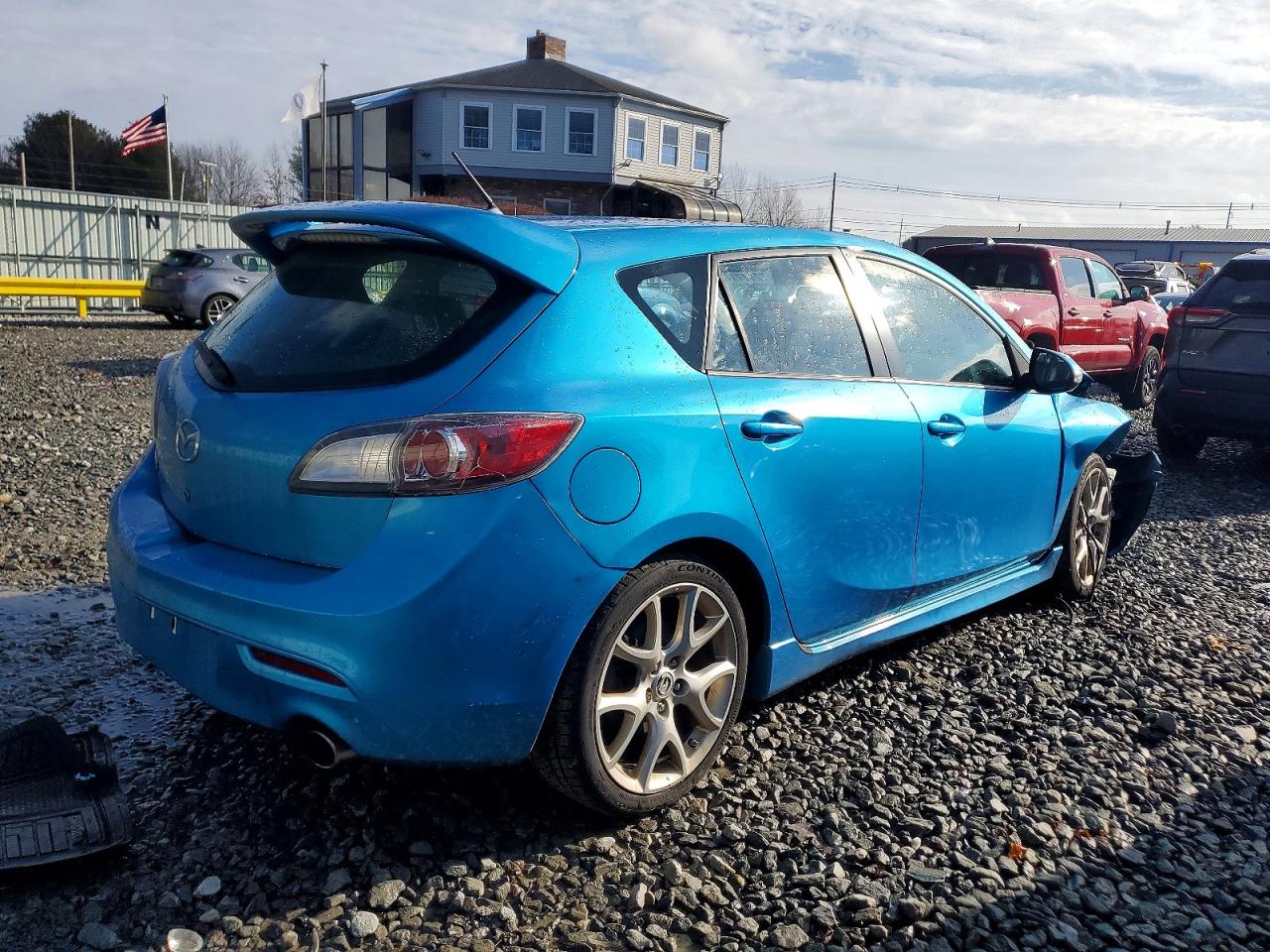 2010 Mazda Speed 3 Blue vin: JM1BL1H48A1327125