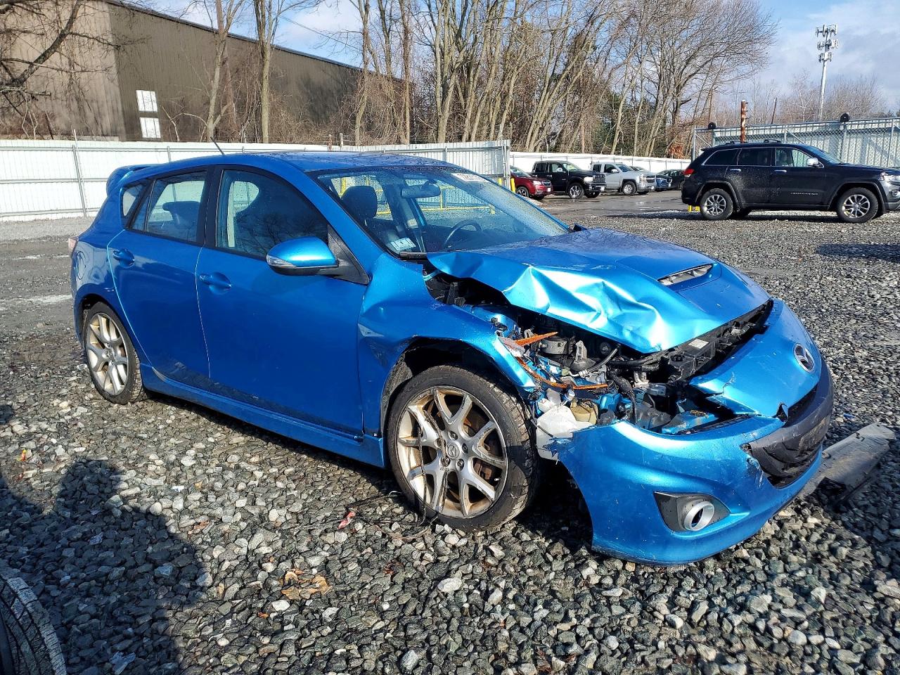 2010 Mazda Speed 3 Blue vin: JM1BL1H48A1327125