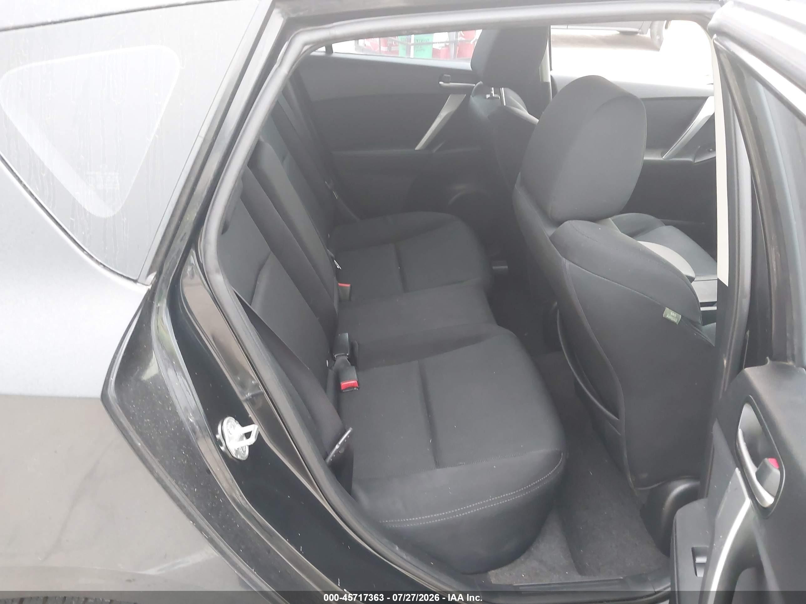 2010 Mazda Mazda3 S Sport Black vin: JM1BL1H50A1277569