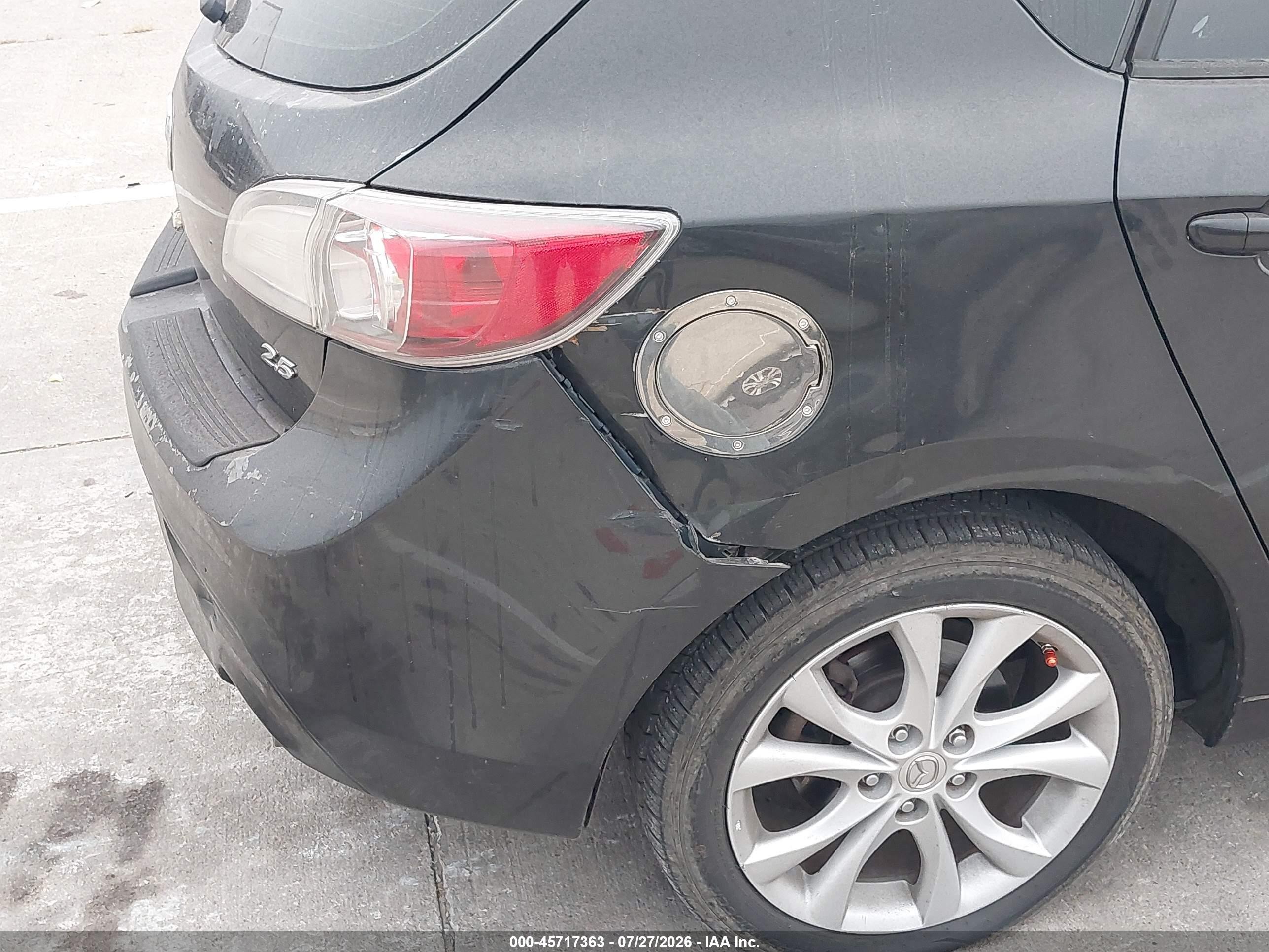 2010 Mazda Mazda3 S Sport Black vin: JM1BL1H50A1277569