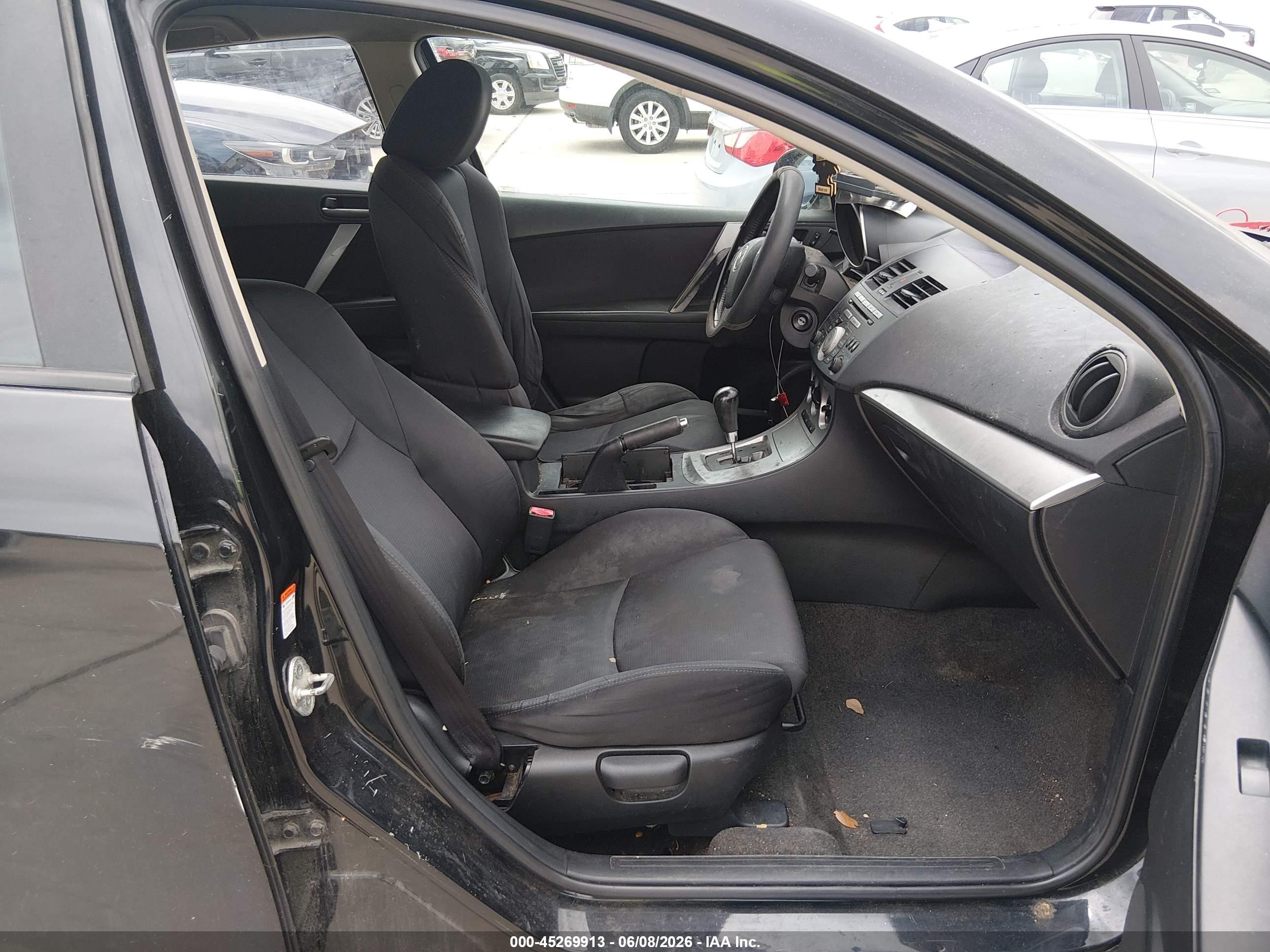 2010 Mazda Mazda3 S Sport Black vin: JM1BL1H50A1317844