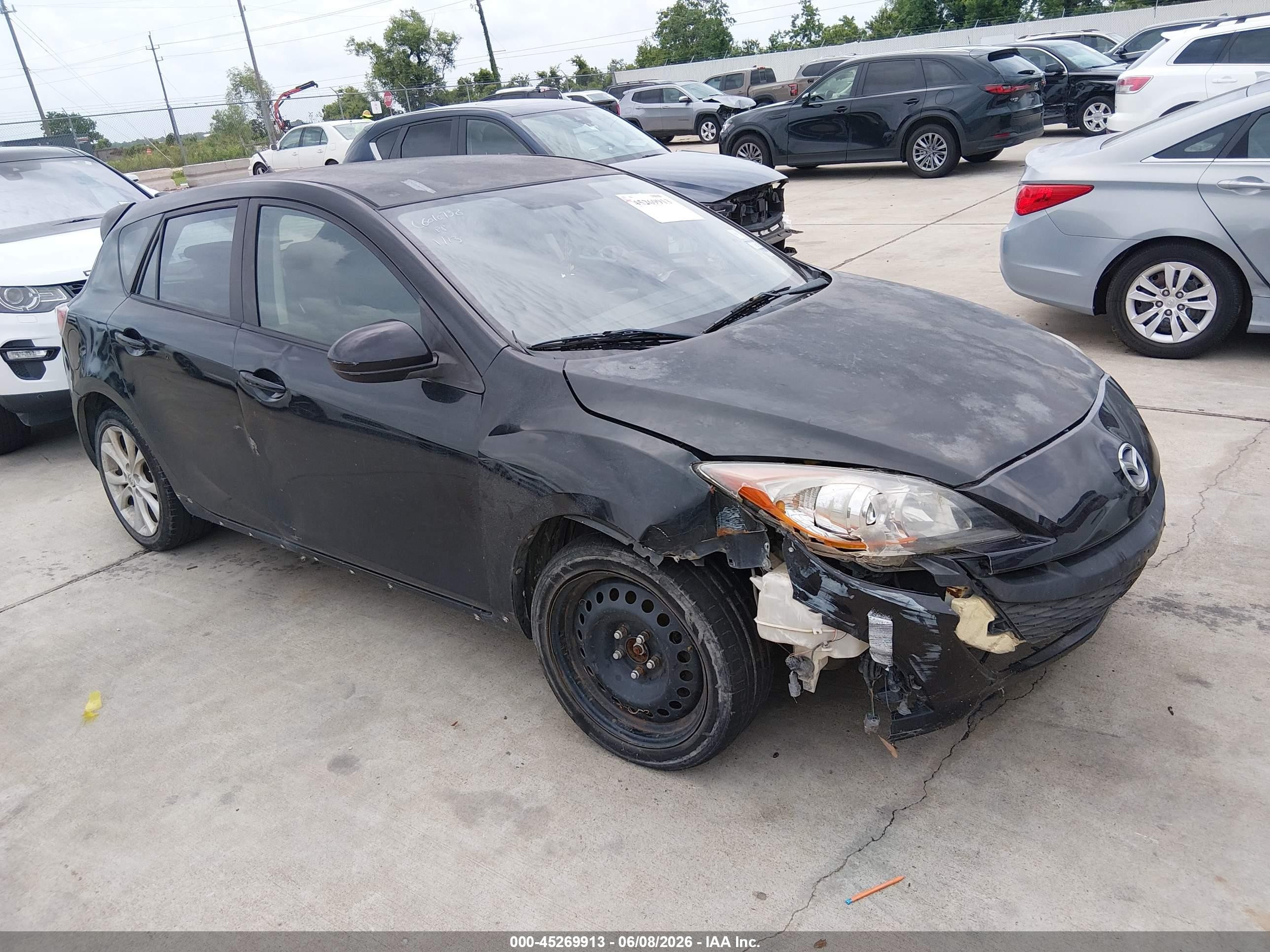 2010 Mazda Mazda3 S Sport Black vin: JM1BL1H50A1317844