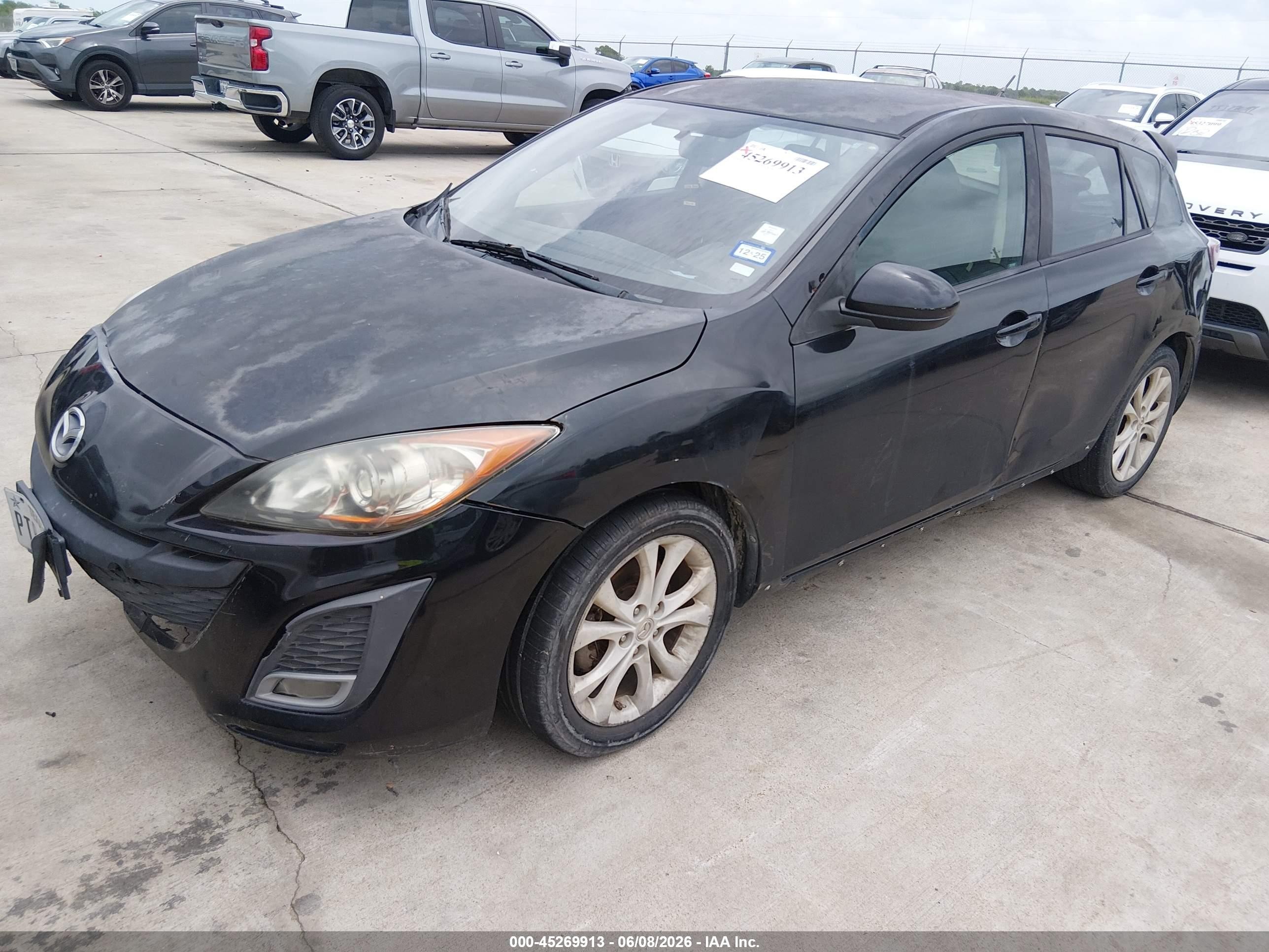 2010 Mazda Mazda3 S Sport Black vin: JM1BL1H50A1317844