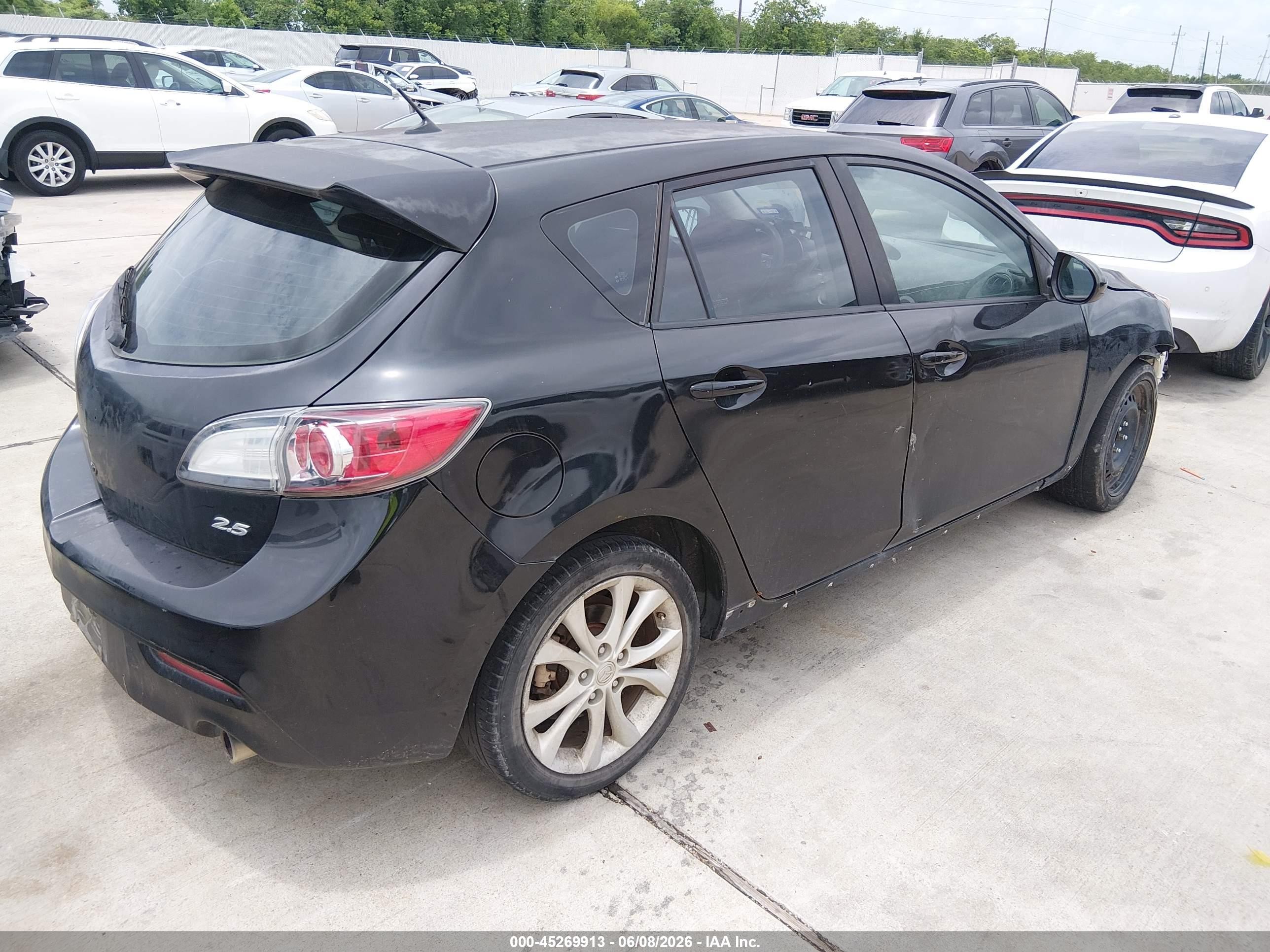 2010 Mazda Mazda3 S Sport Black vin: JM1BL1H50A1317844