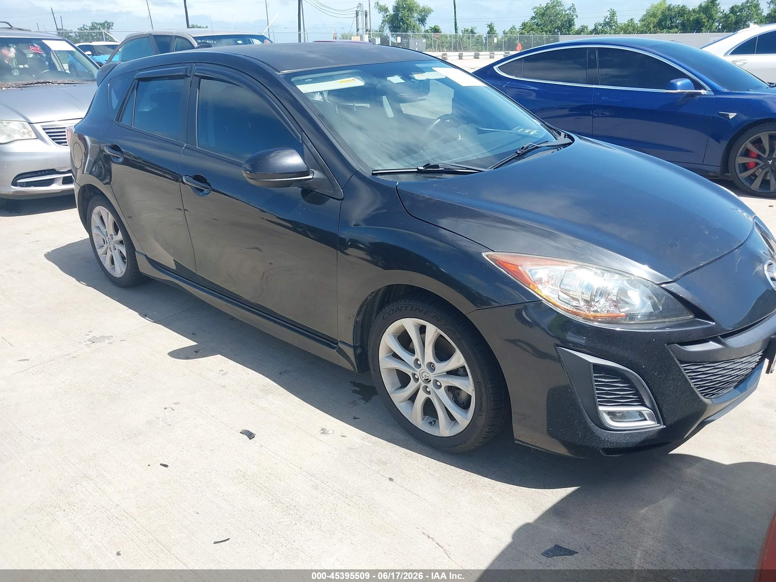 2010 Mazda Mazda3 S Sport Black vin: JM1BL1H50A1323188