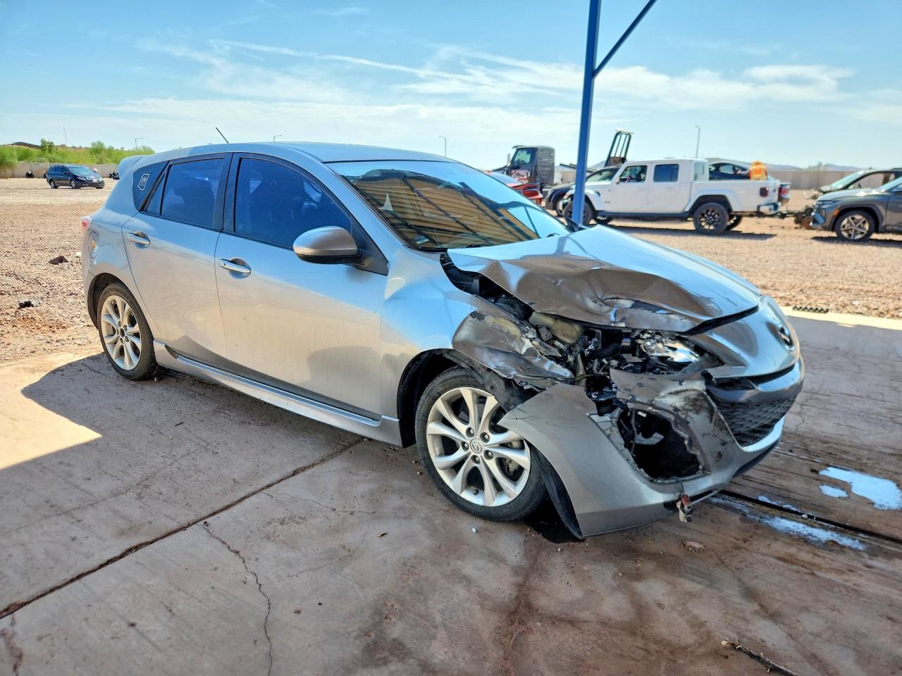 2010 Mazda 3 S Серебряный vin: JM1BL1H50A1340797
