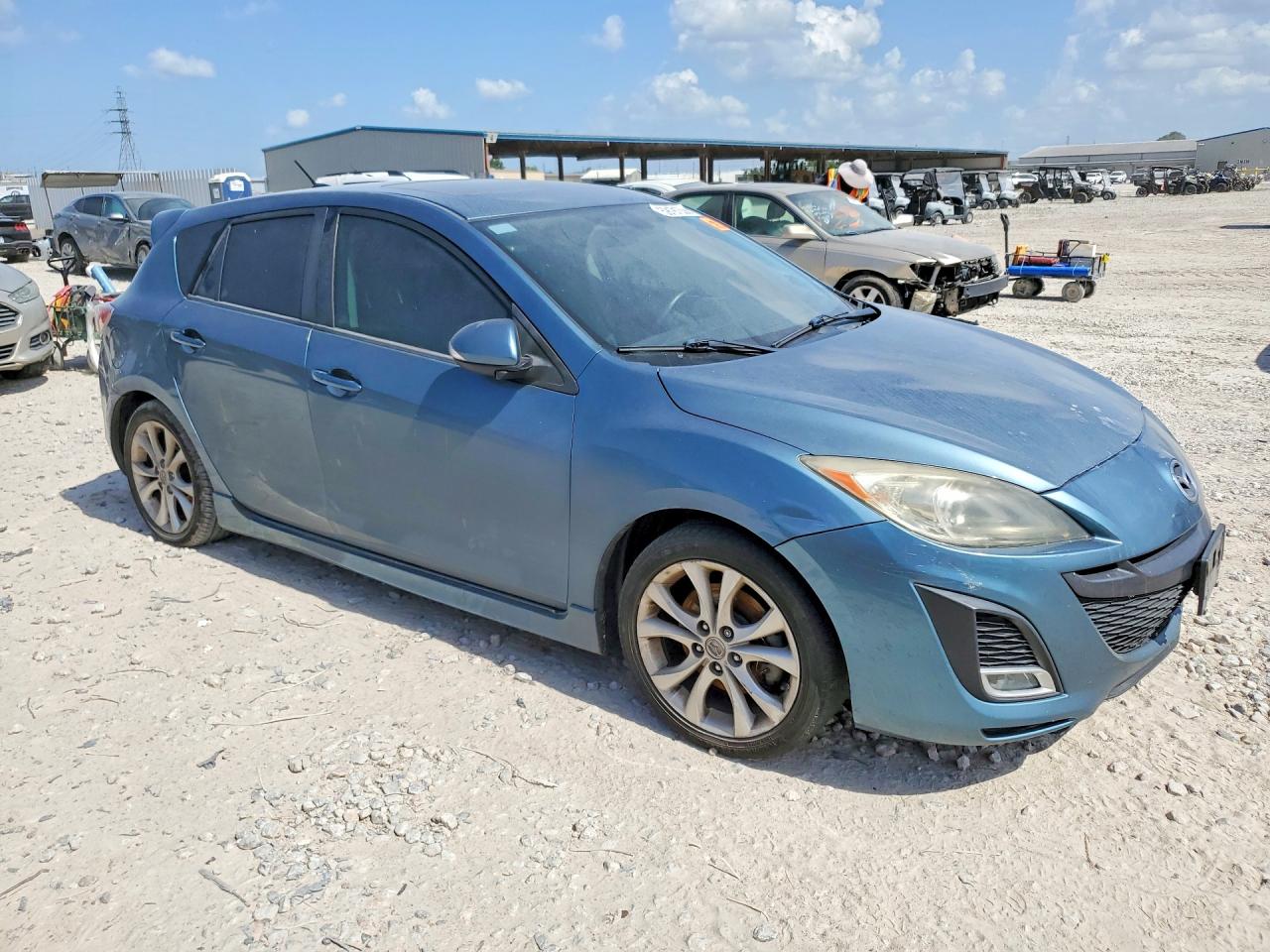 2010 Mazda 3 S Blue vin: JM1BL1H51A1104692