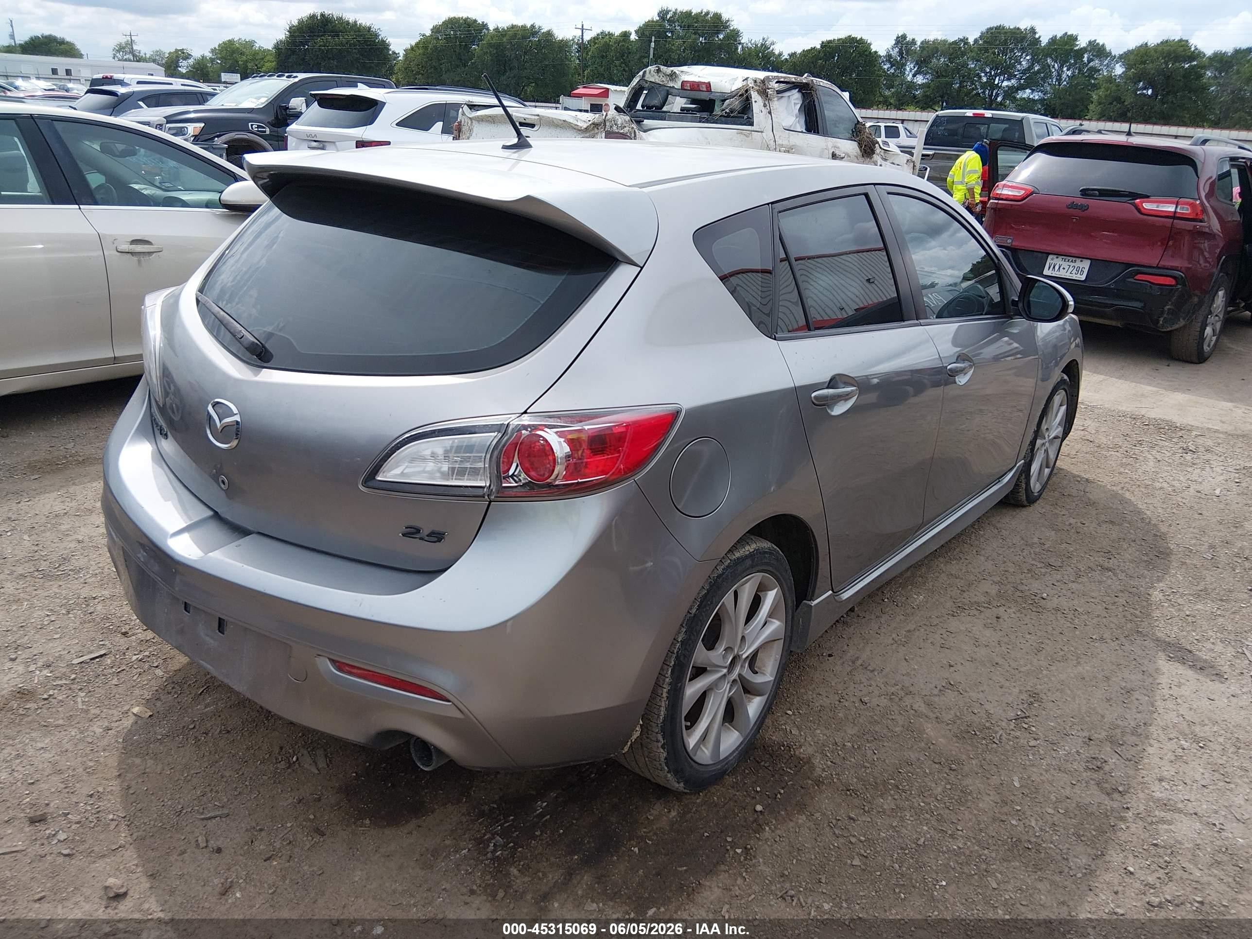 2010 Mazda Mazda3 S Sport Gray vin: JM1BL1H52A1128435