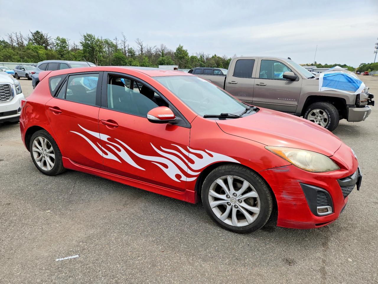2010 Mazda 3 S Красный vin: JM1BL1H52A1142822