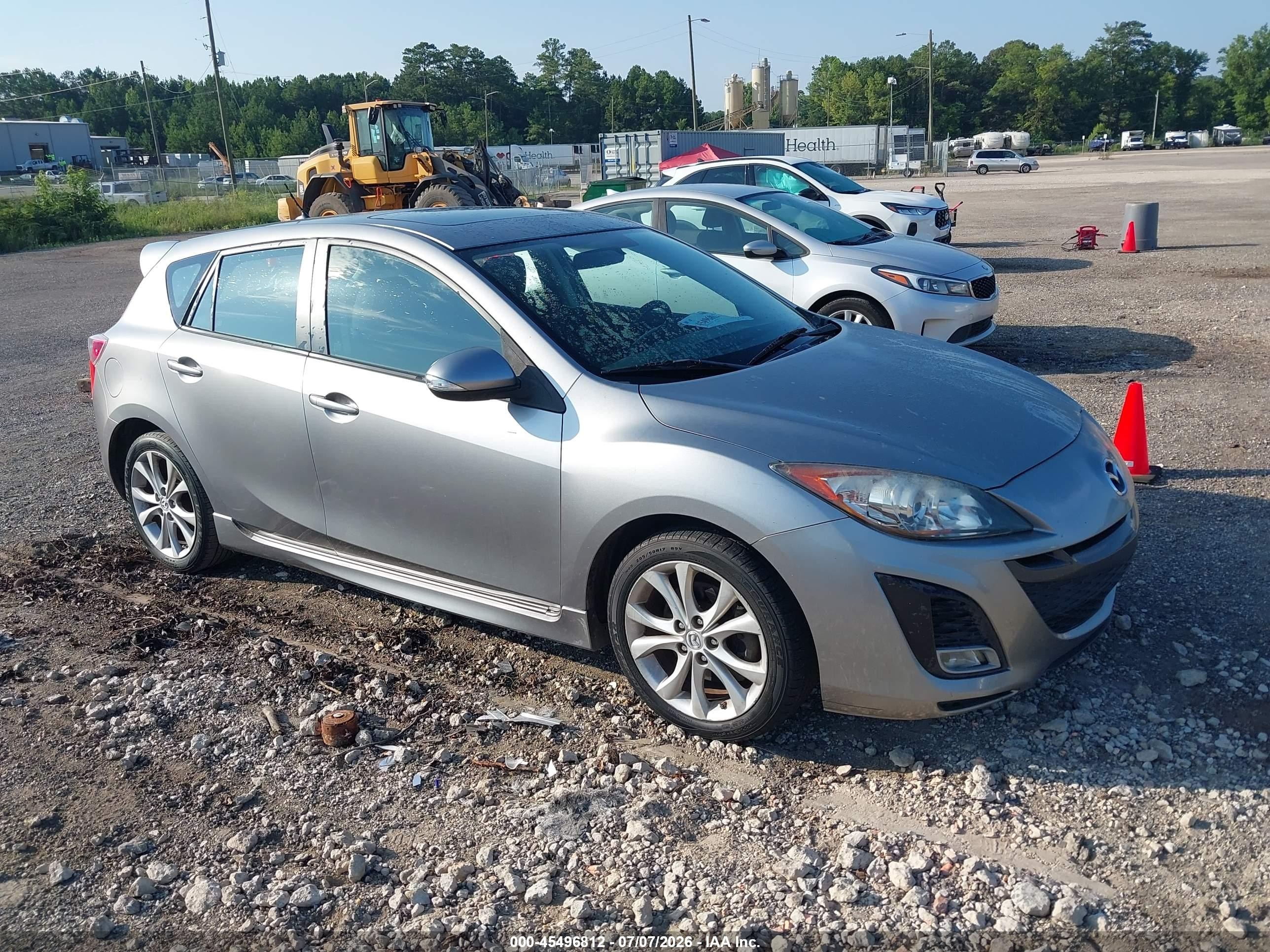 2010 Mazda Mazda3 S Sport Silver vin: JM1BL1H52A1229443