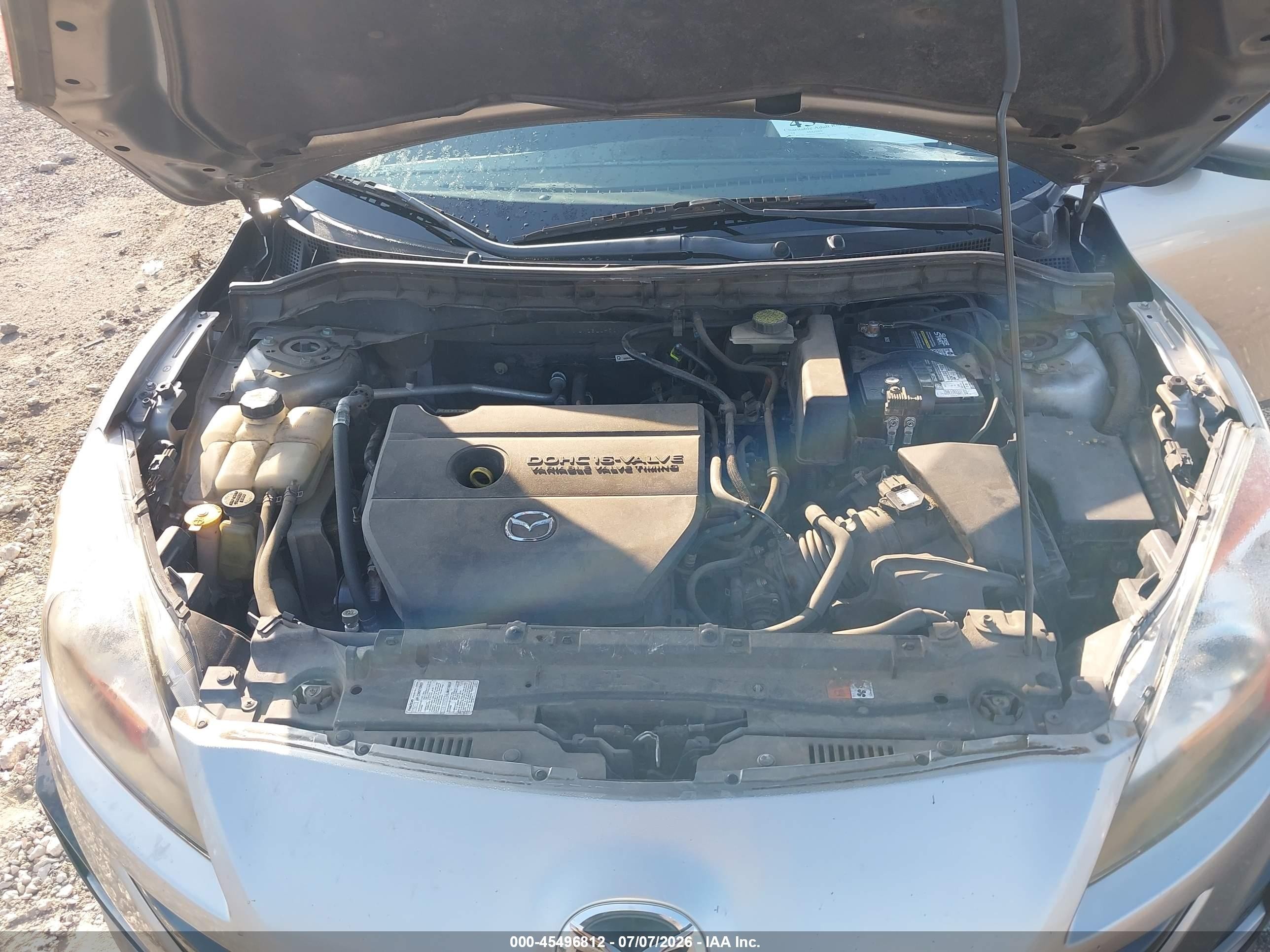 2010 Mazda Mazda3 S Sport Silver vin: JM1BL1H52A1229443