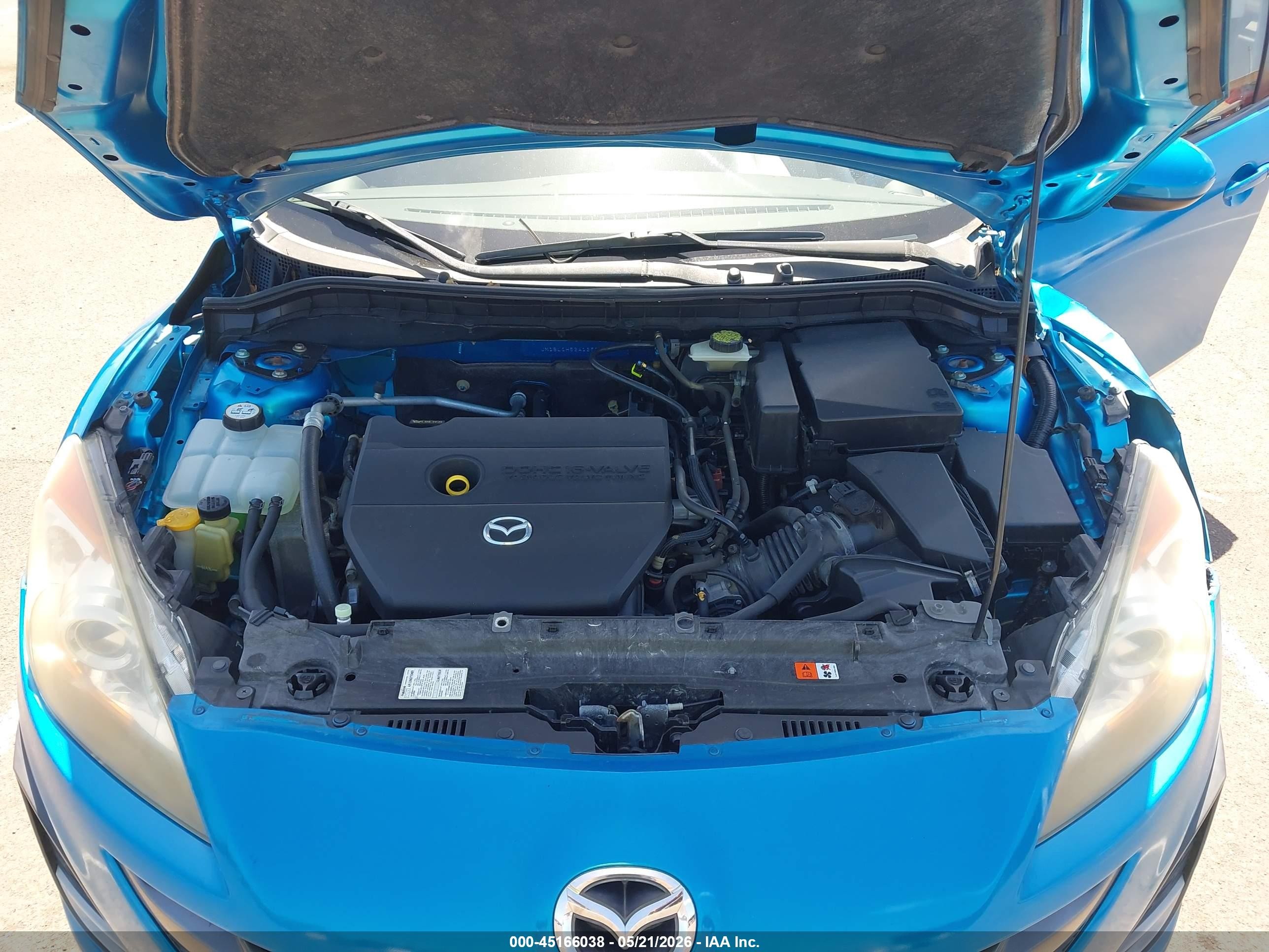 2010 Mazda Mazda3 S Sport Blue vin: JM1BL1H52A1258148