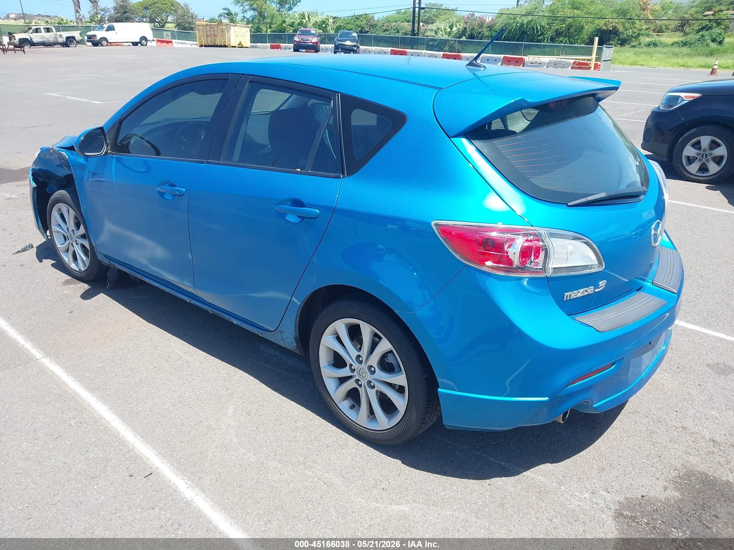 2010 Mazda Mazda3 S Sport Blue vin: JM1BL1H52A1258148