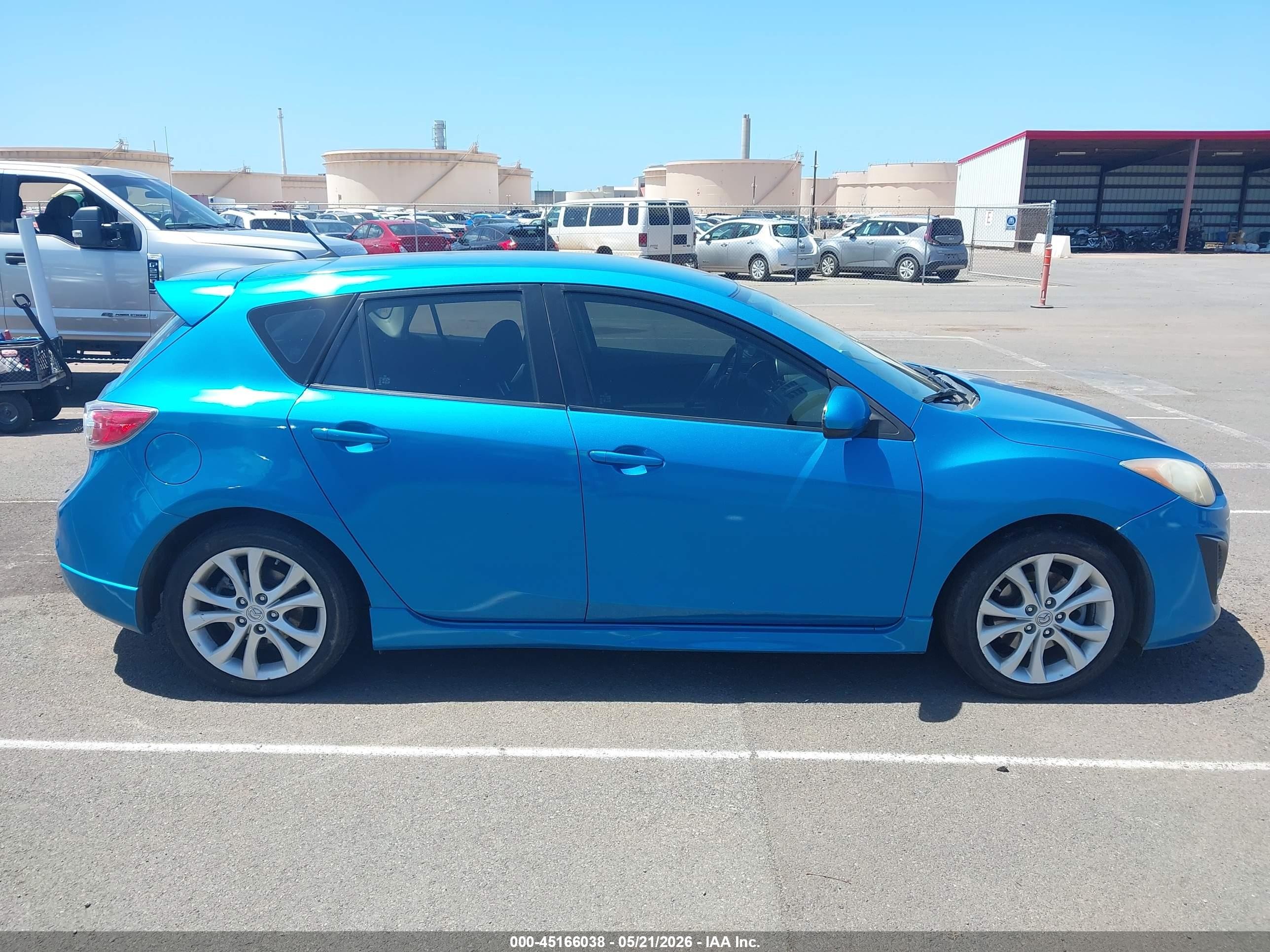 2010 Mazda Mazda3 S Sport Blue vin: JM1BL1H52A1258148