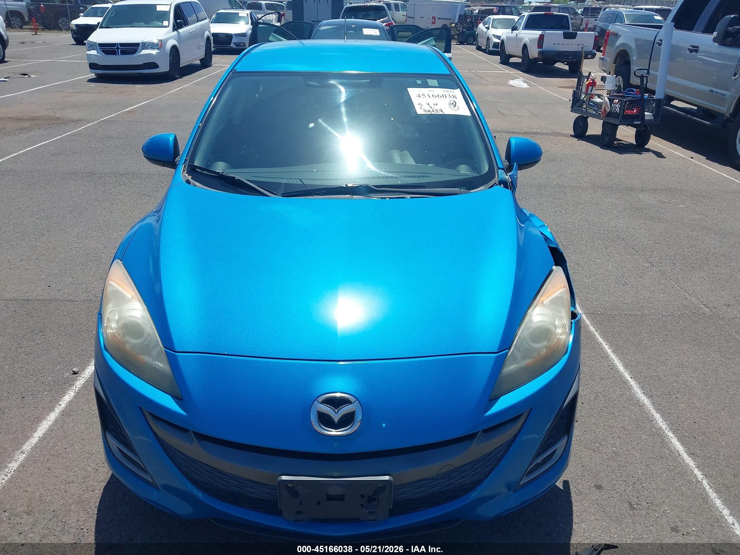2010 Mazda Mazda3 S Sport Blue vin: JM1BL1H52A1258148