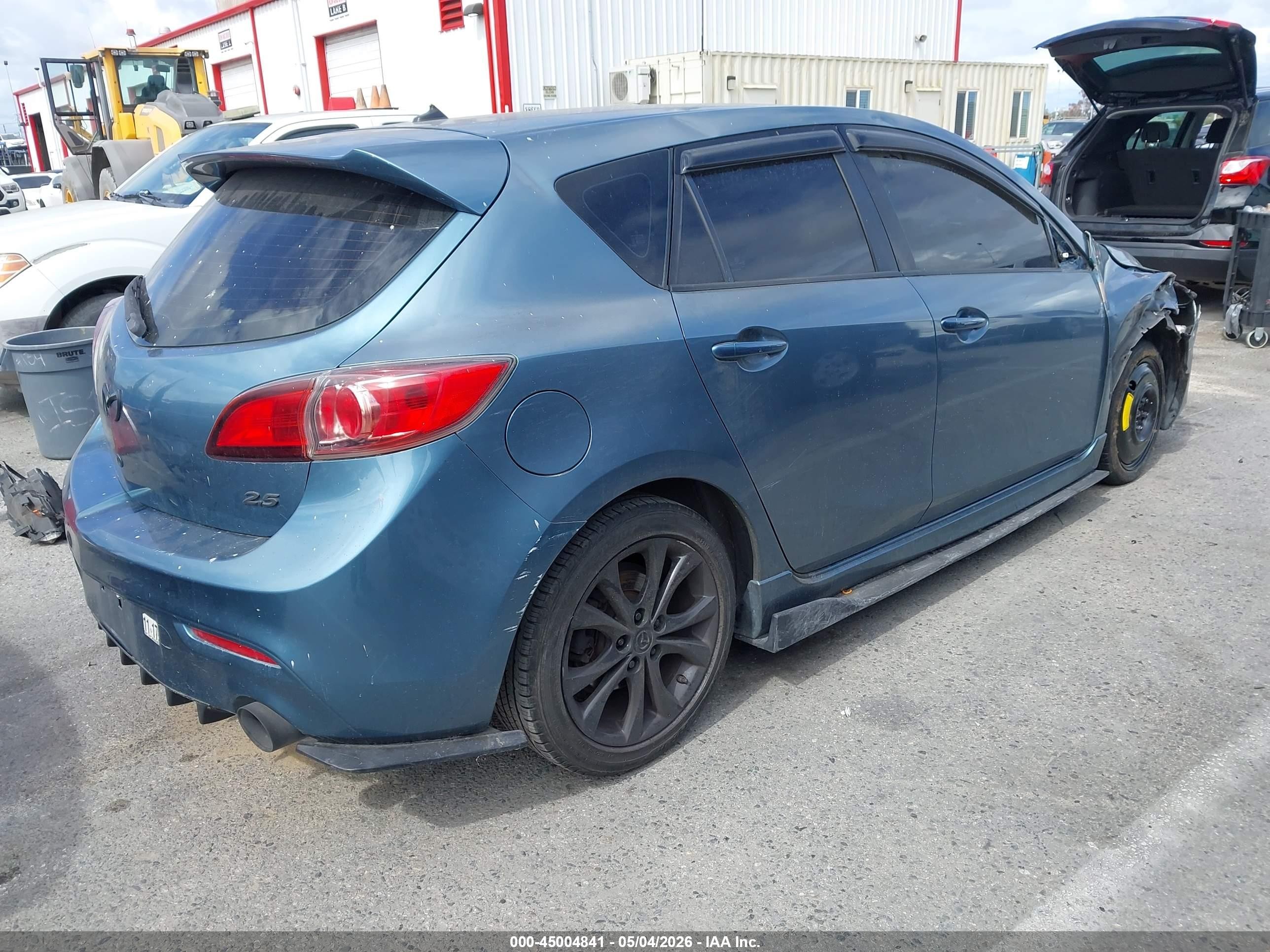 2010 Mazda Mazda3 S Sport Blue vin: JM1BL1H52A1316792