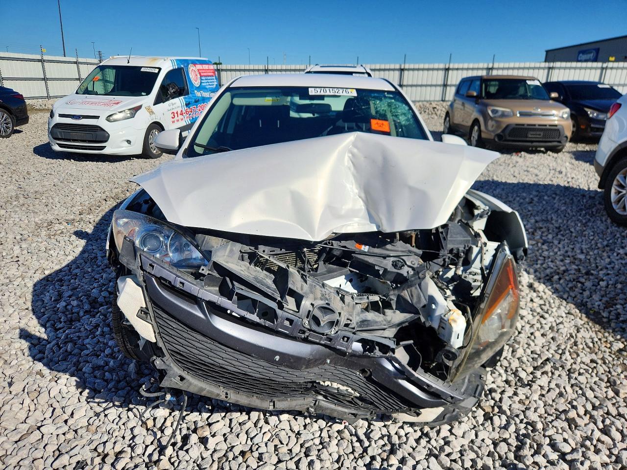 2010 Mazda 3 S Белый vin: JM1BL1H52A1331325