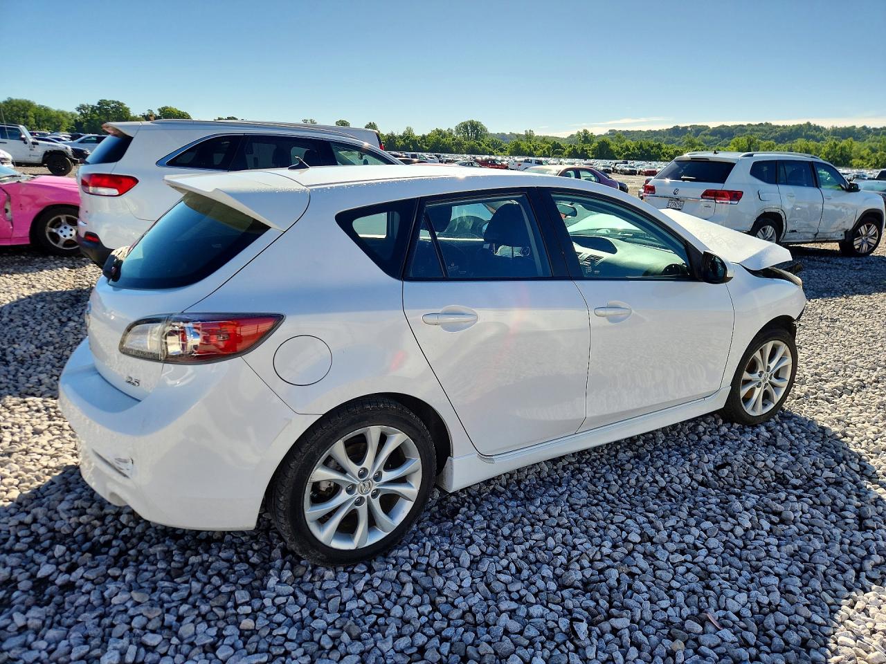 2010 Mazda 3 S Белый vin: JM1BL1H52A1331325