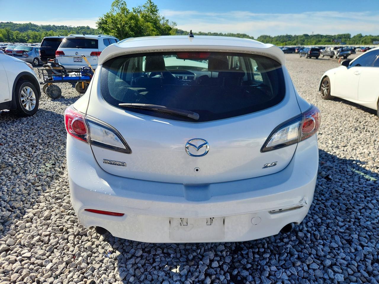 2010 Mazda 3 S Белый vin: JM1BL1H52A1331325