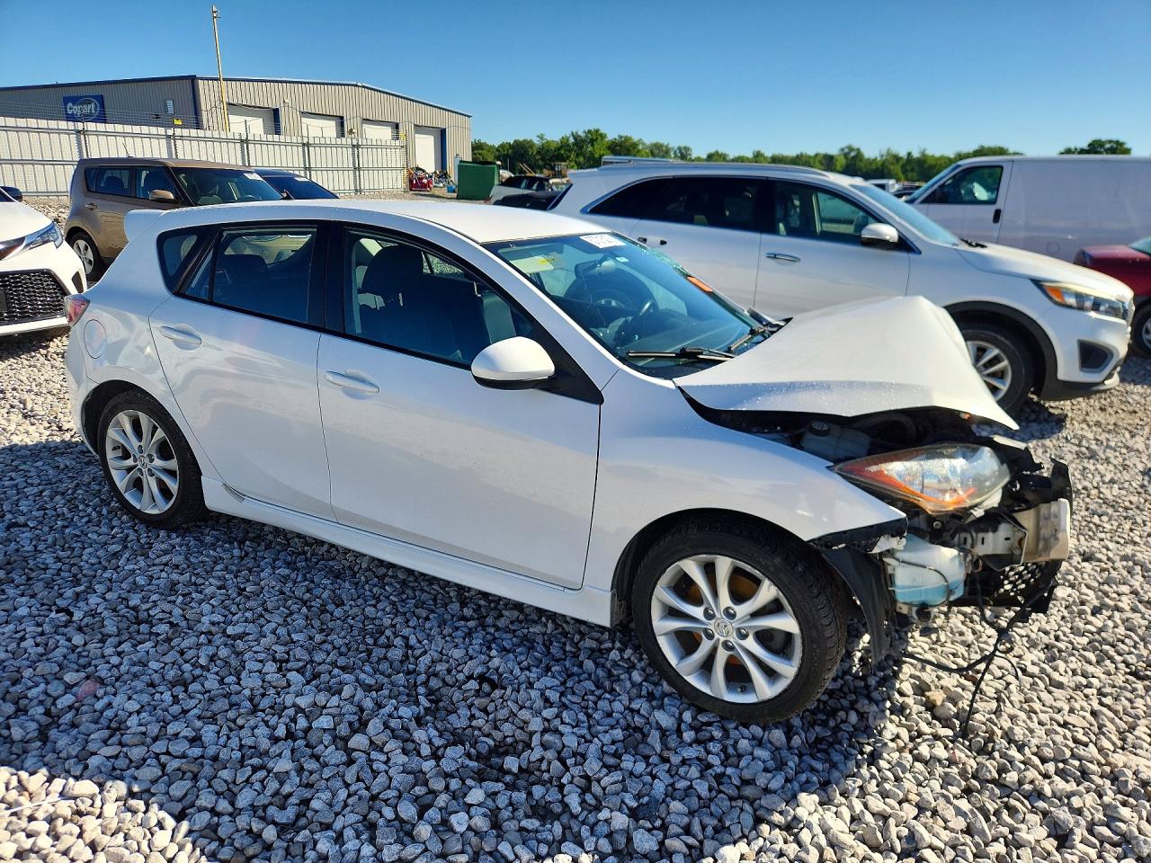 2010 Mazda 3 S Белый vin: JM1BL1H52A1331325