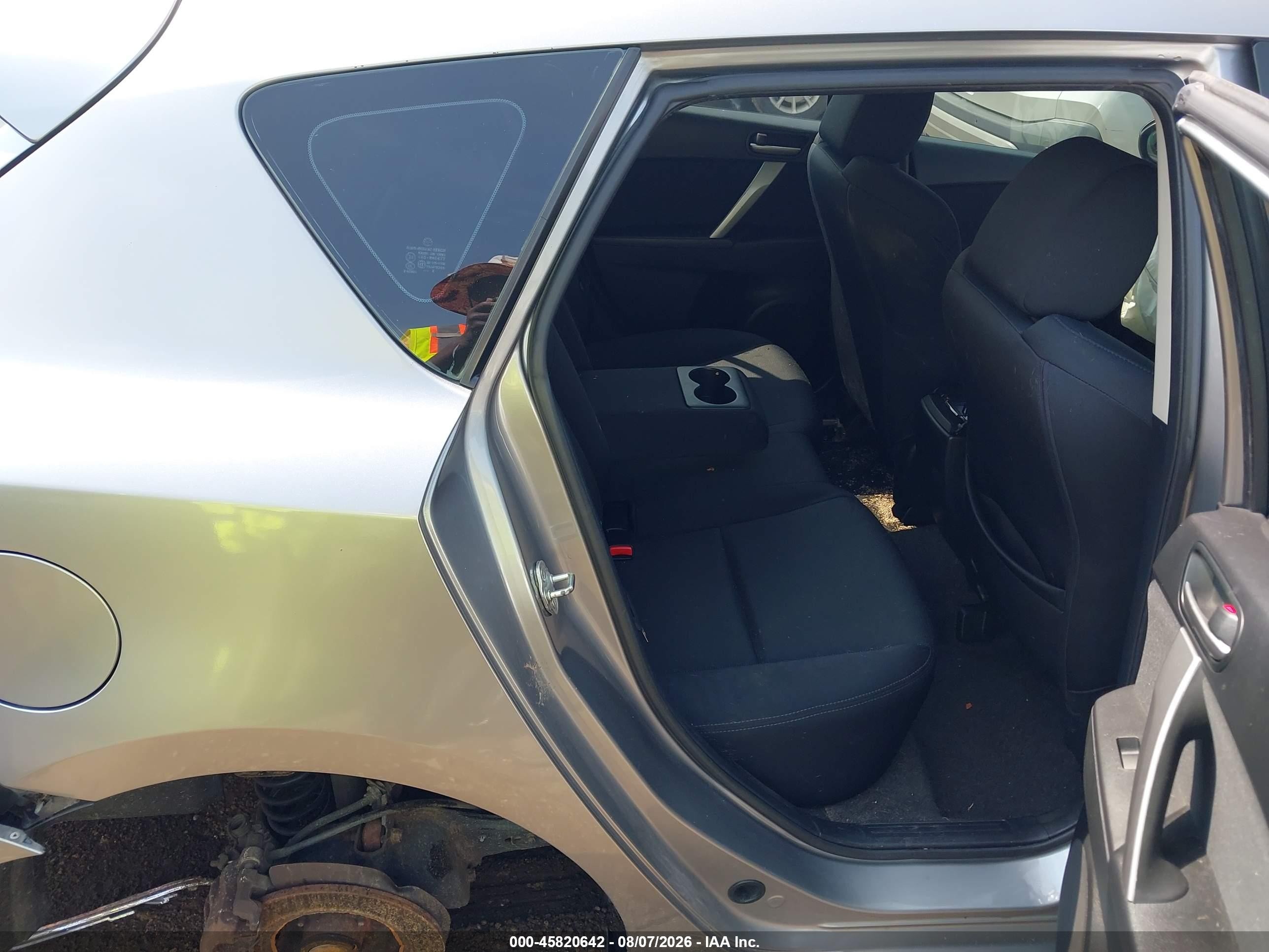 2010 Mazda Mazda3 S Sport Серебряный vin: JM1BL1H52A1334192