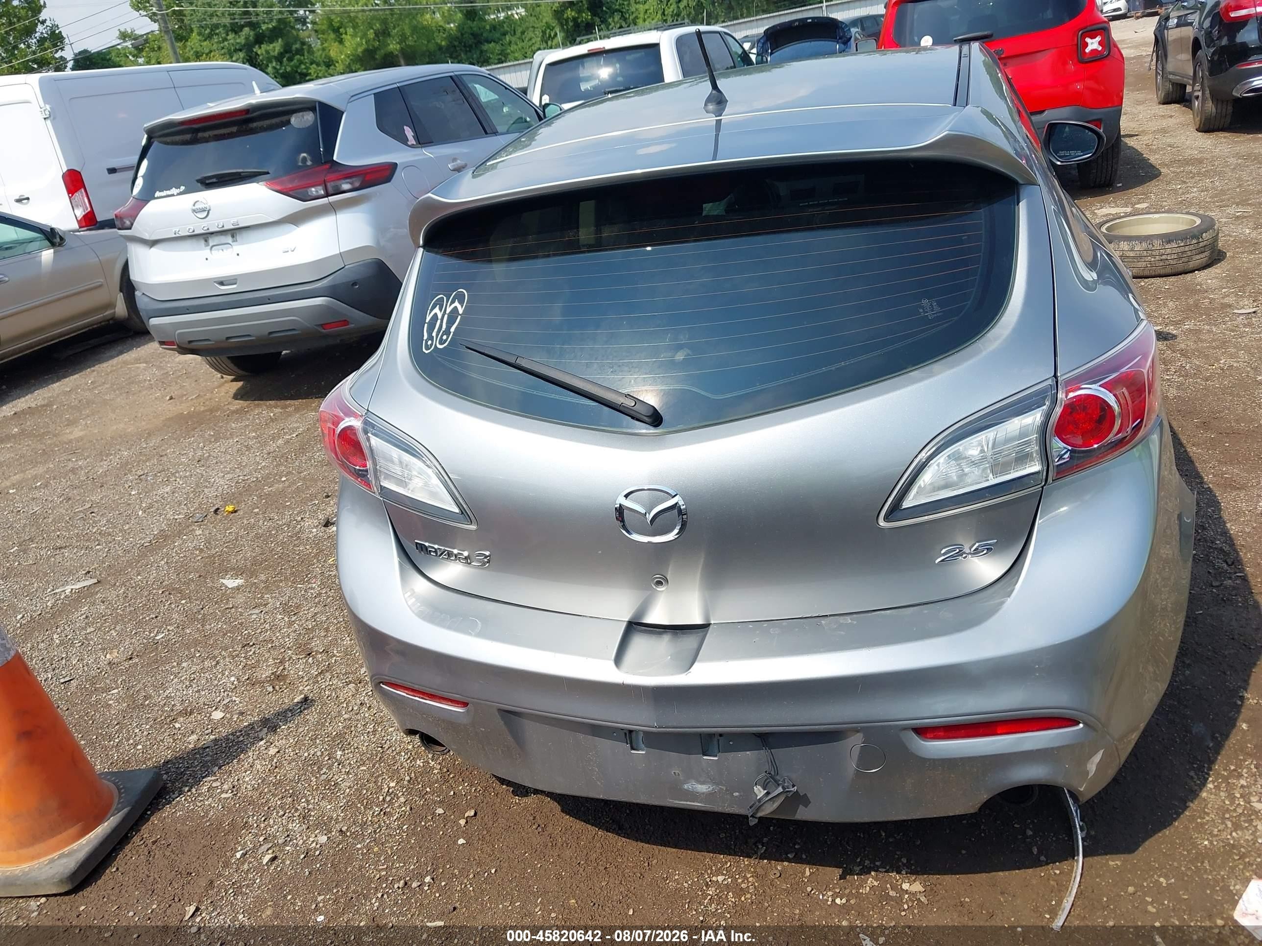 2010 Mazda Mazda3 S Sport Серебряный vin: JM1BL1H52A1334192