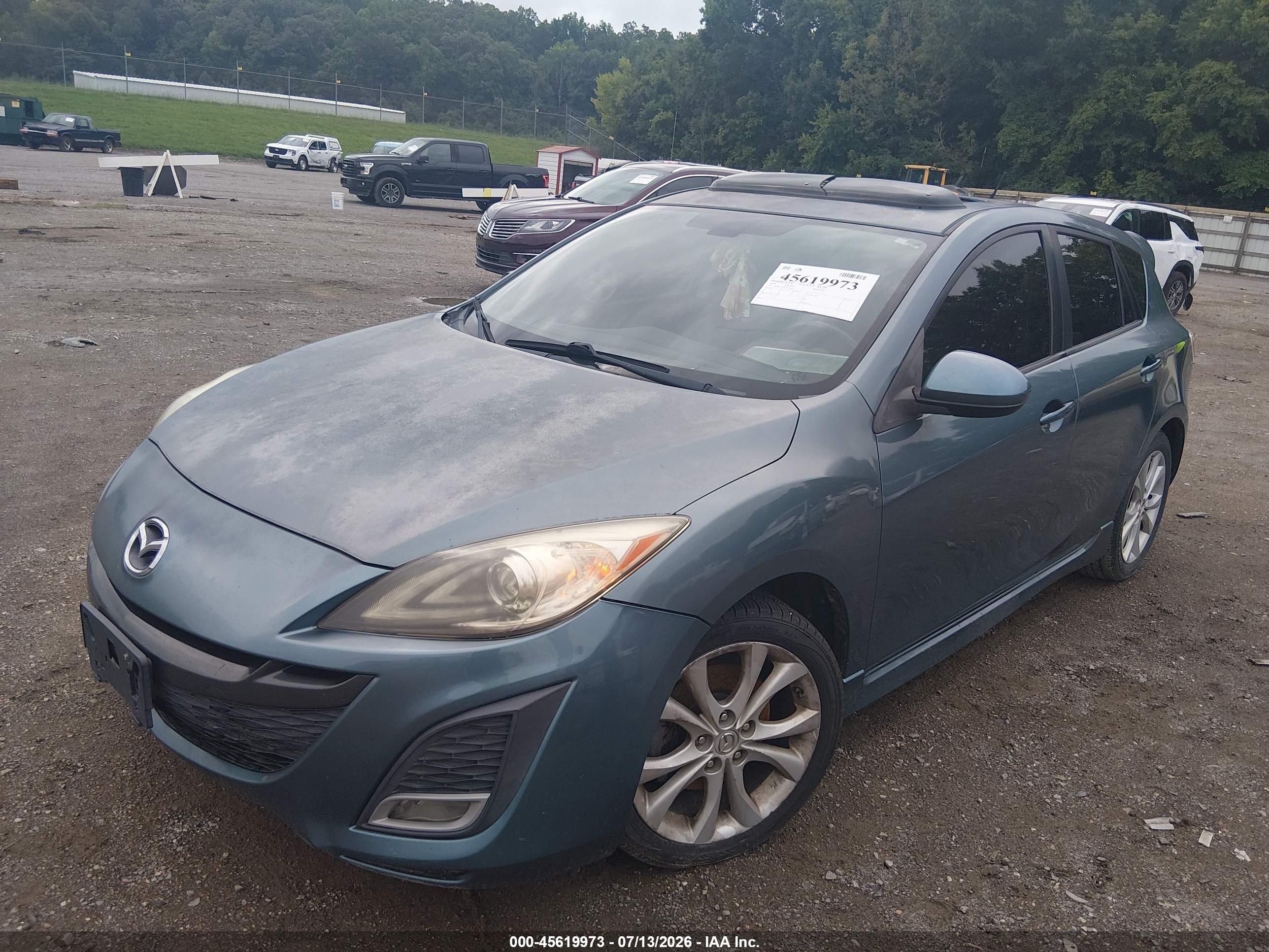 2010 Mazda Mazda3 S Grand Touring Blue vin: JM1BL1H52A1337612