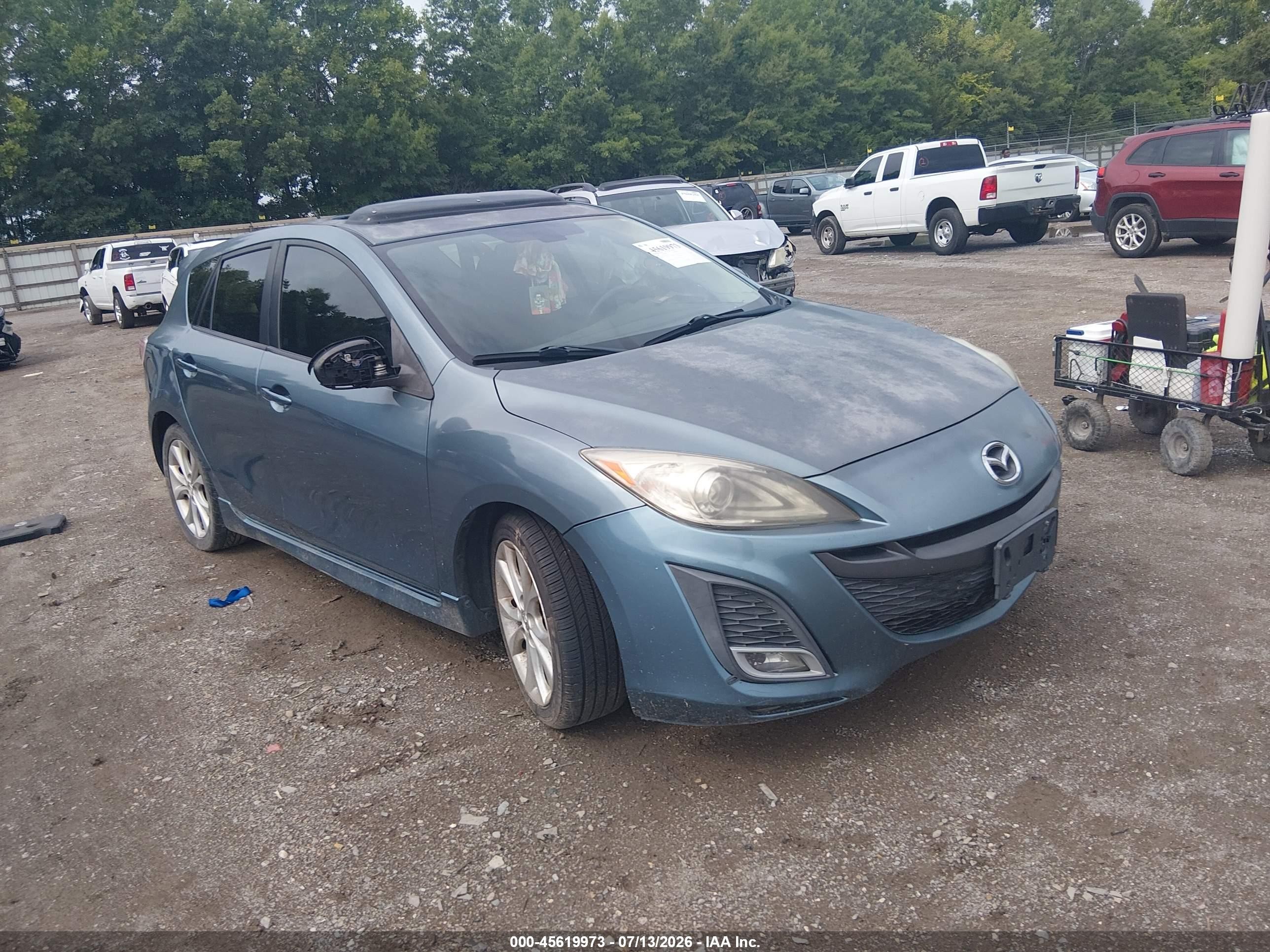2010 Mazda Mazda3 S Grand Touring Blue vin: JM1BL1H52A1337612