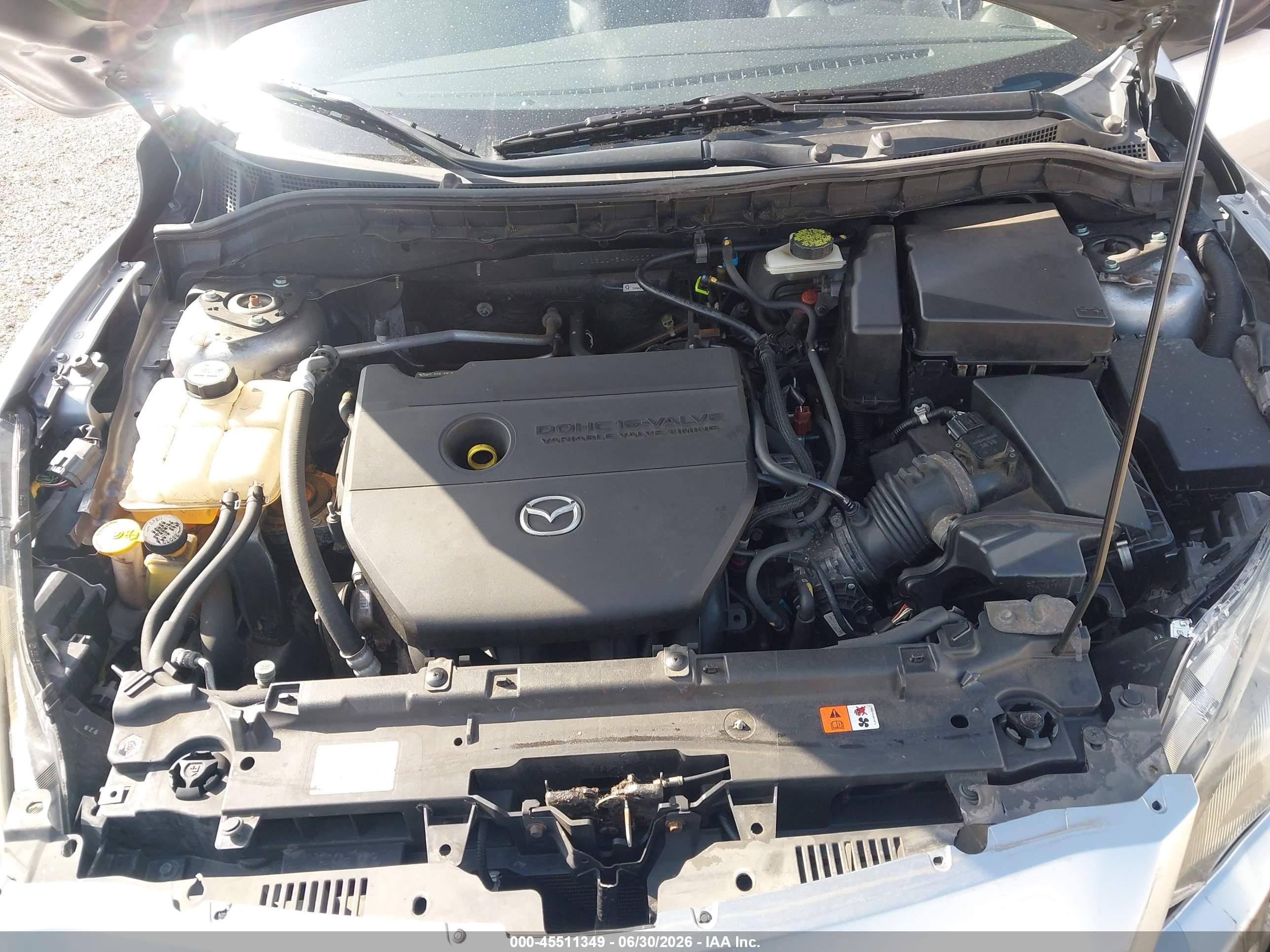 2010 Mazda Mazda3 S Grand Touring Silver vin: JM1BL1H54A1110986