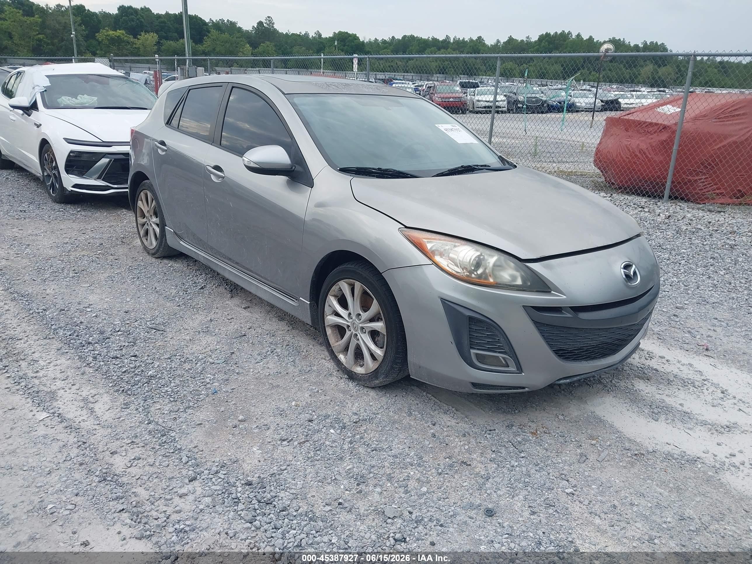 2010 Mazda Mazda3 S Sport Gray vin: JM1BL1H54A1218010