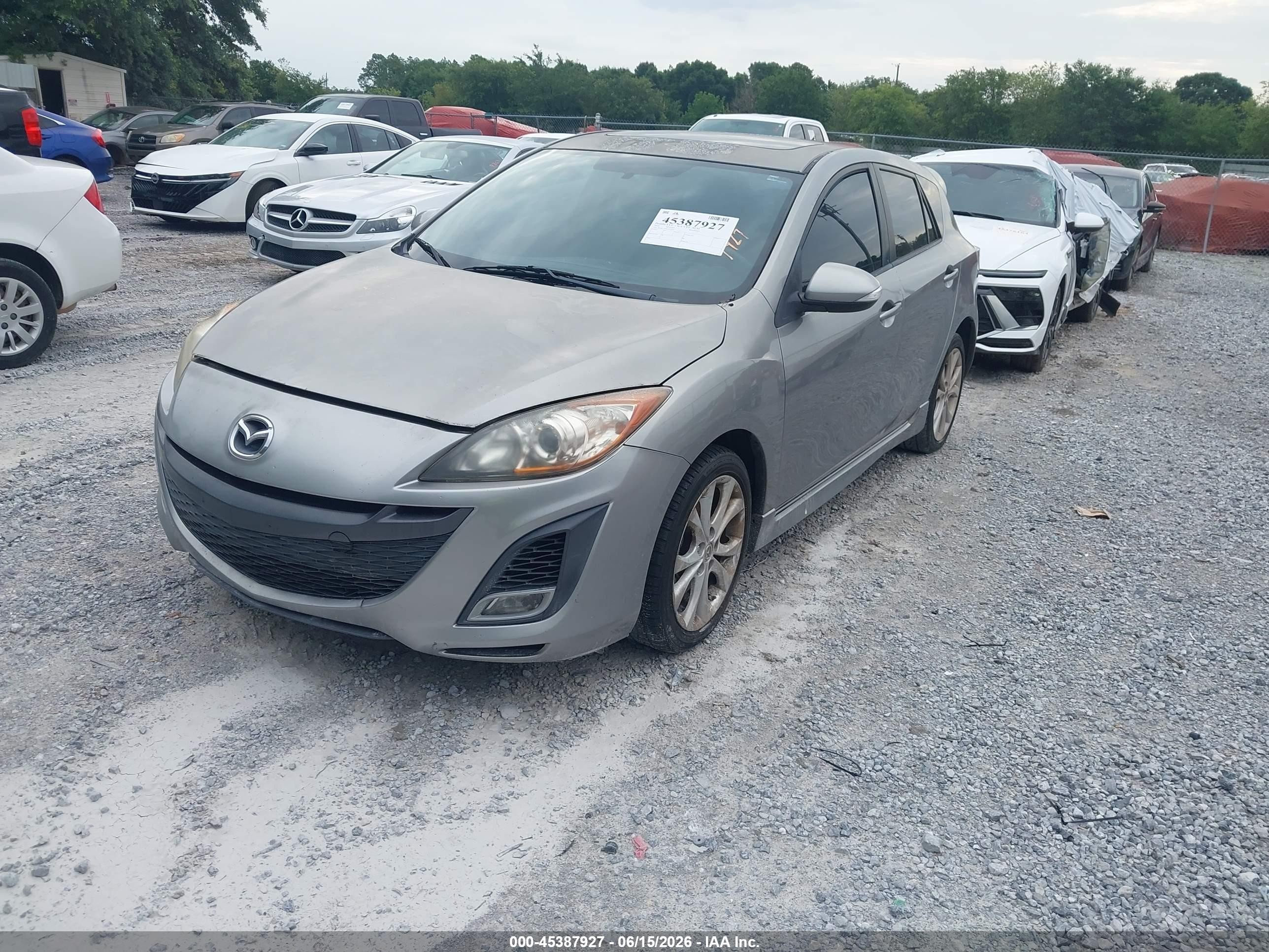2010 Mazda Mazda3 S Sport Gray vin: JM1BL1H54A1218010