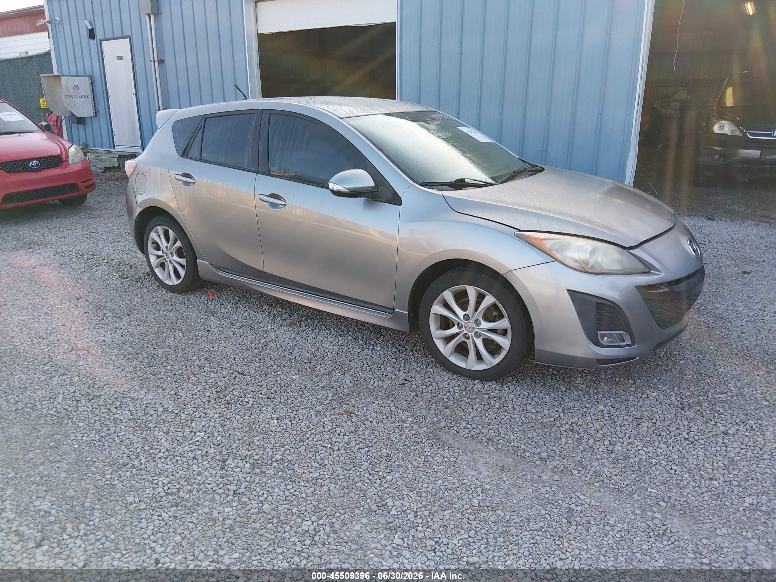 2010 Mazda Mazda3 S Sport Gray vin: JM1BL1H54A1229380
