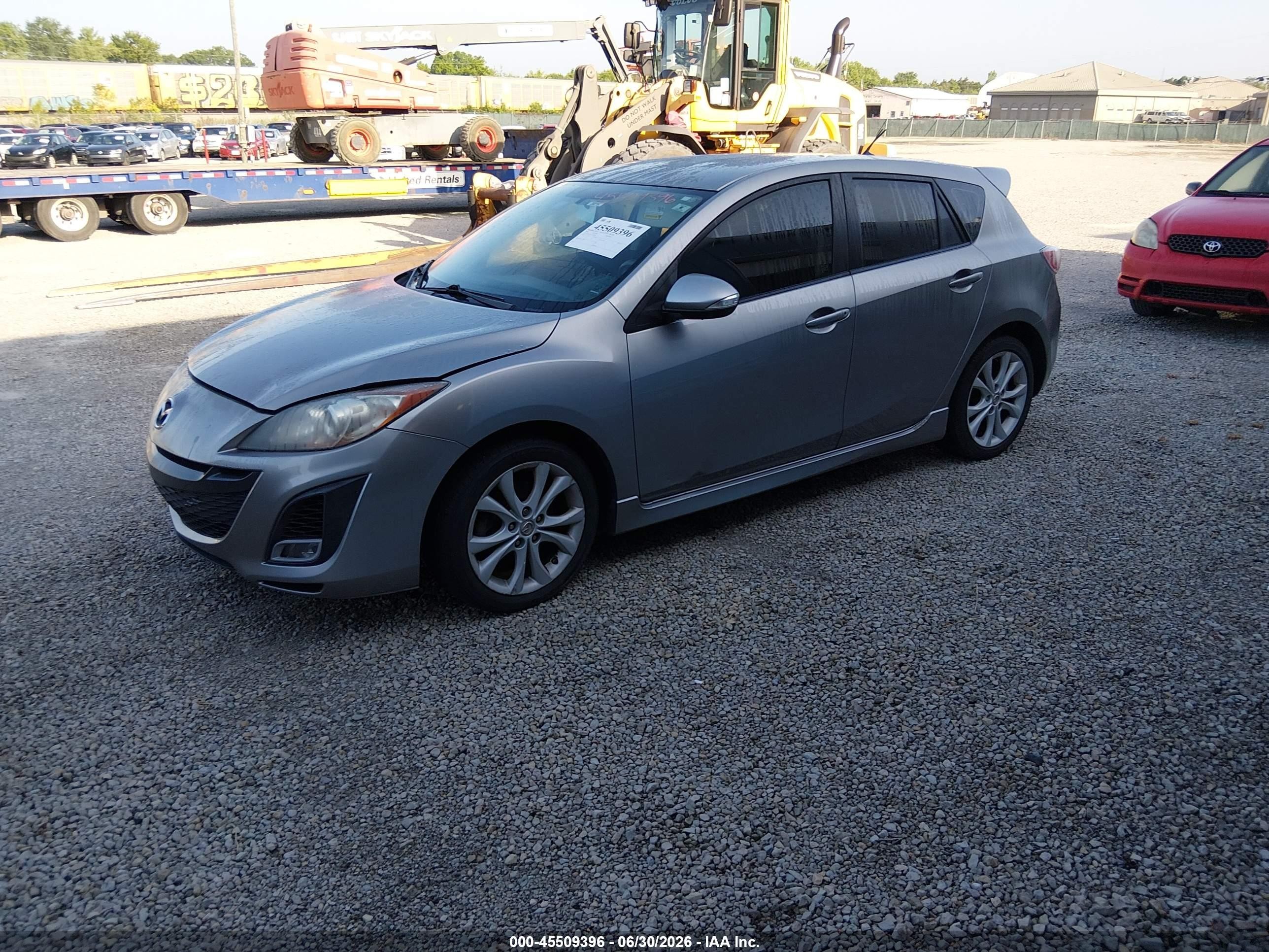 2010 Mazda Mazda3 S Sport Gray vin: JM1BL1H54A1229380
