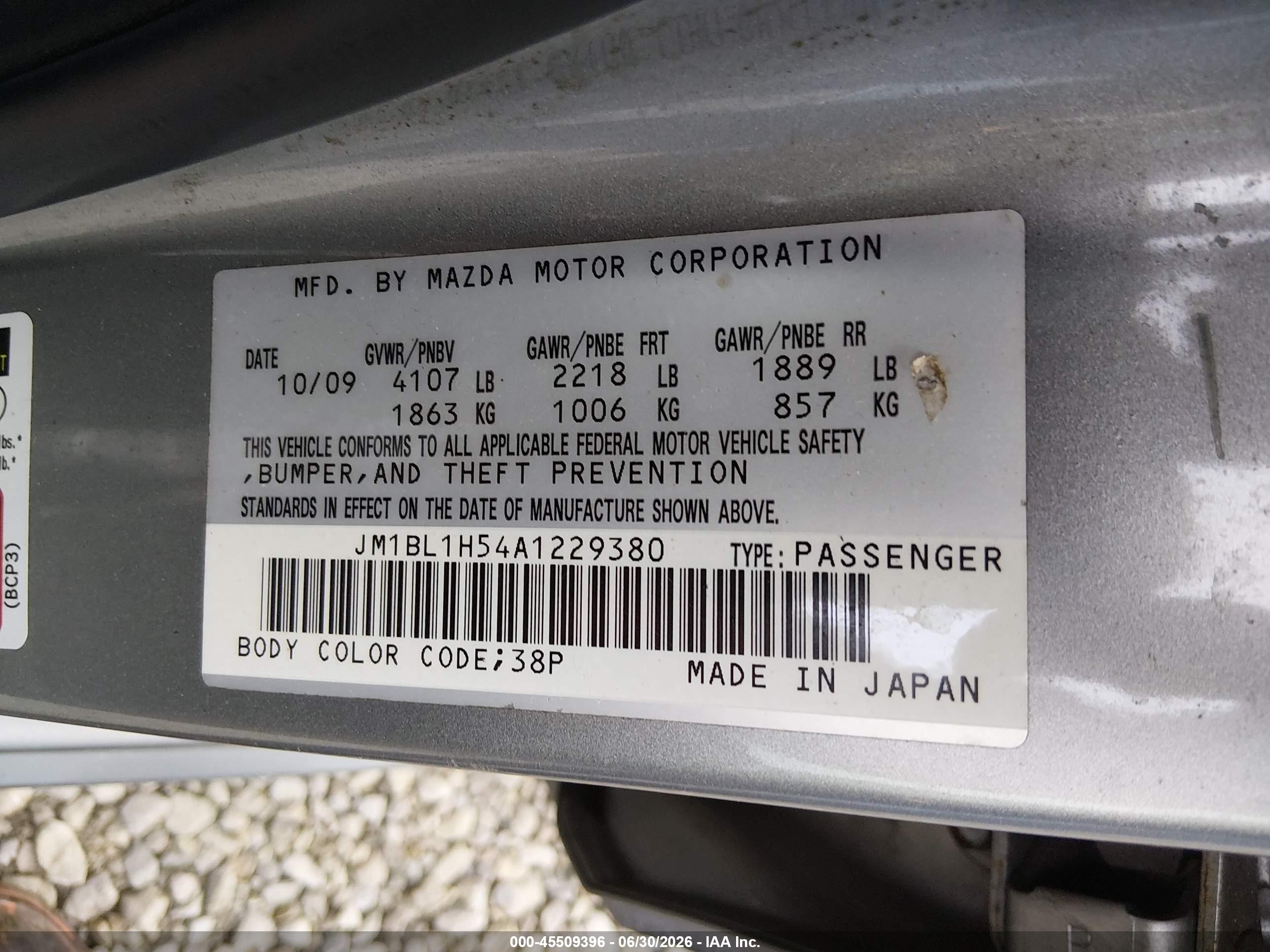 2010 Mazda Mazda3 S Sport Gray vin: JM1BL1H54A1229380