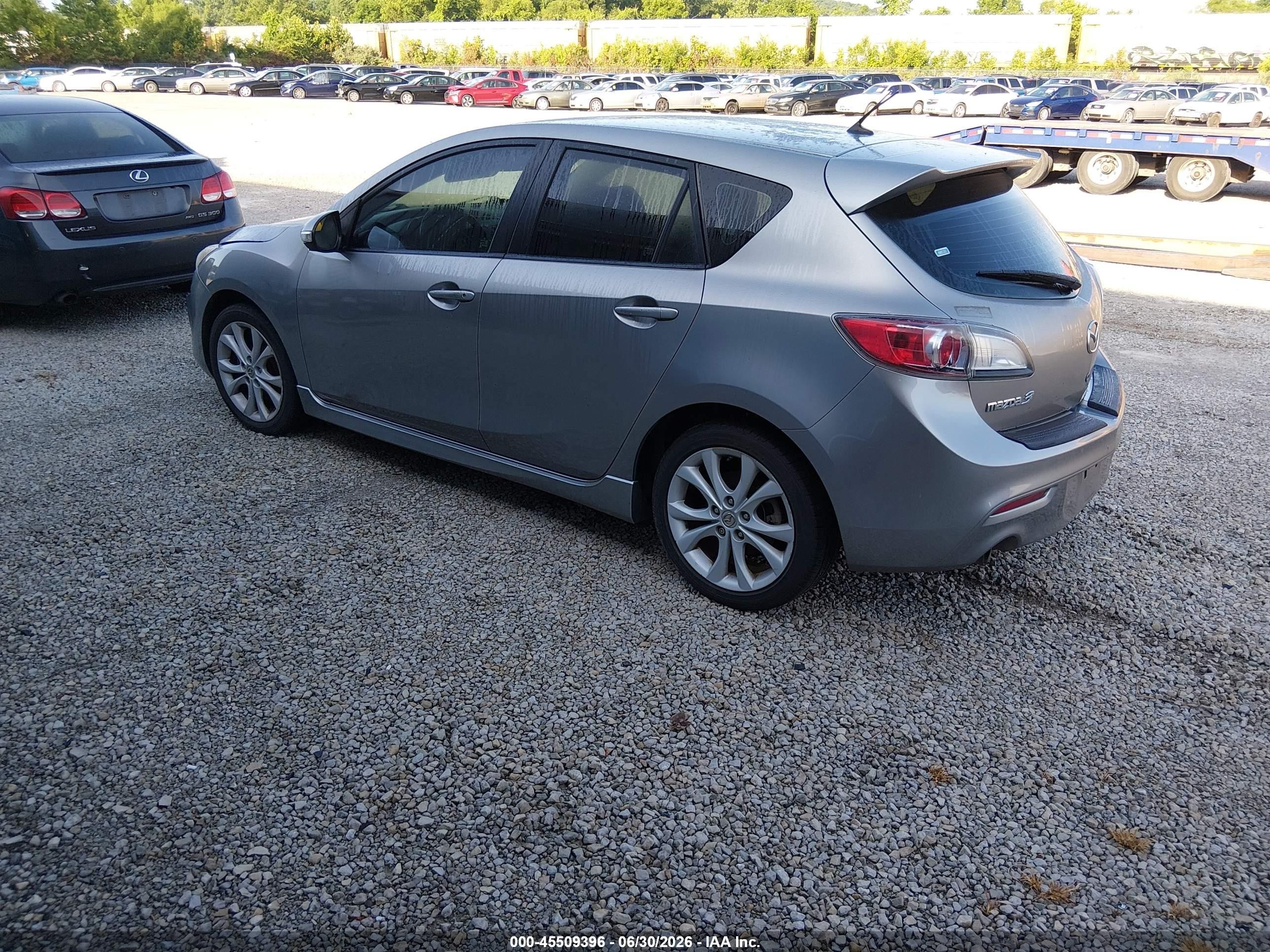2010 Mazda Mazda3 S Sport Gray vin: JM1BL1H54A1229380