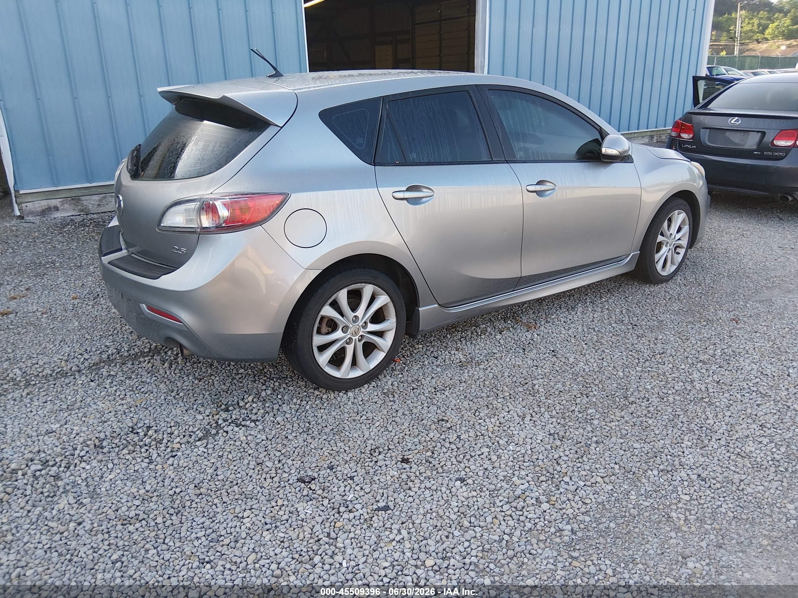 2010 Mazda Mazda3 S Sport Gray vin: JM1BL1H54A1229380
