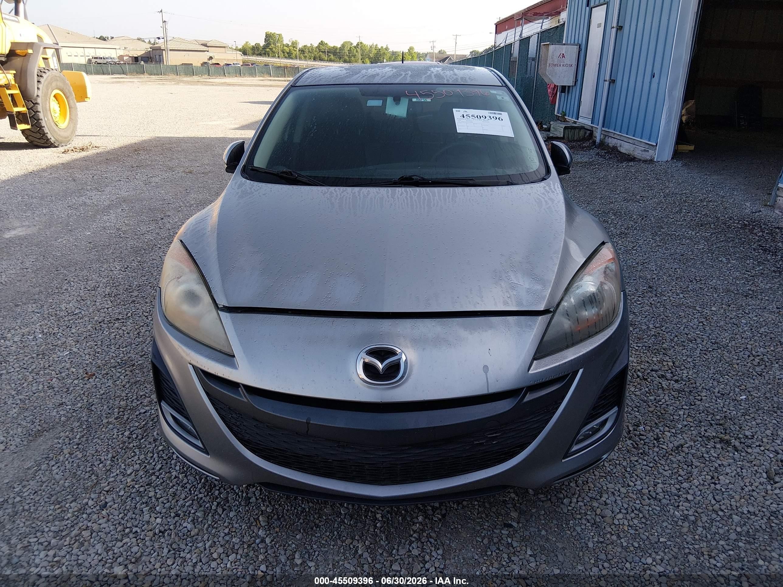 2010 Mazda Mazda3 S Sport Gray vin: JM1BL1H54A1229380