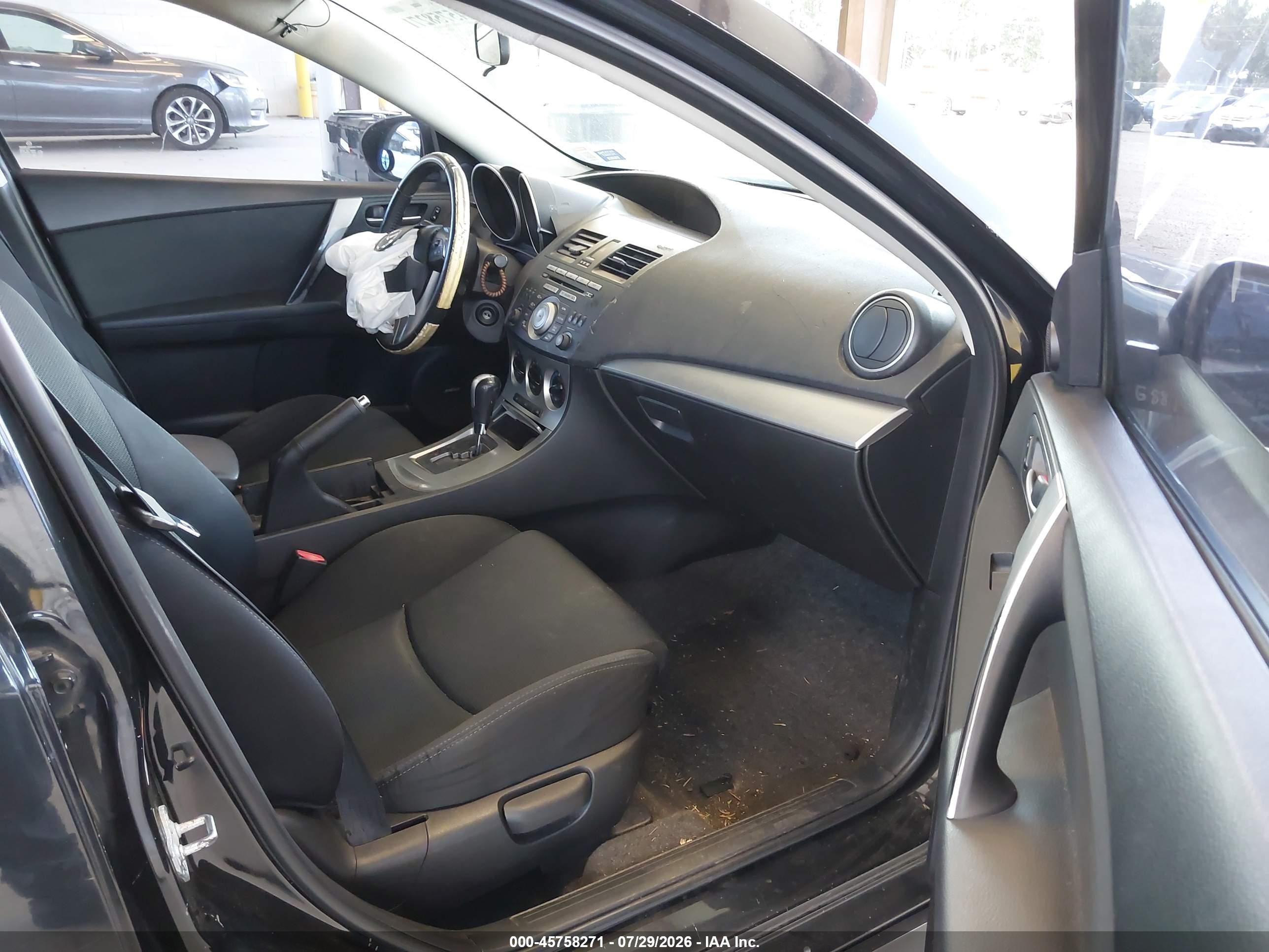 2010 Mazda Mazda3 S Sport Черный vin: JM1BL1H54A1236314