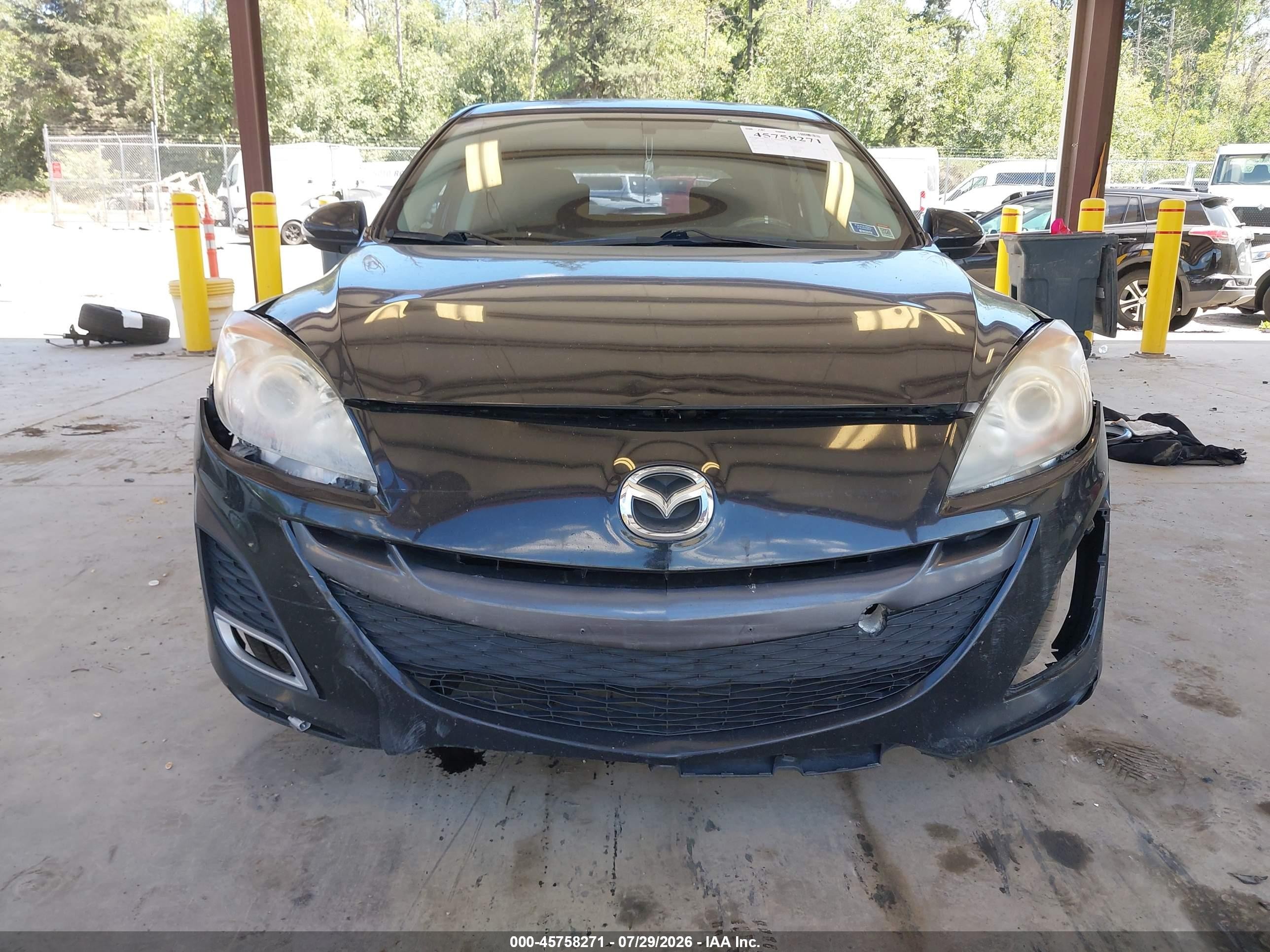 2010 Mazda Mazda3 S Sport Черный vin: JM1BL1H54A1236314